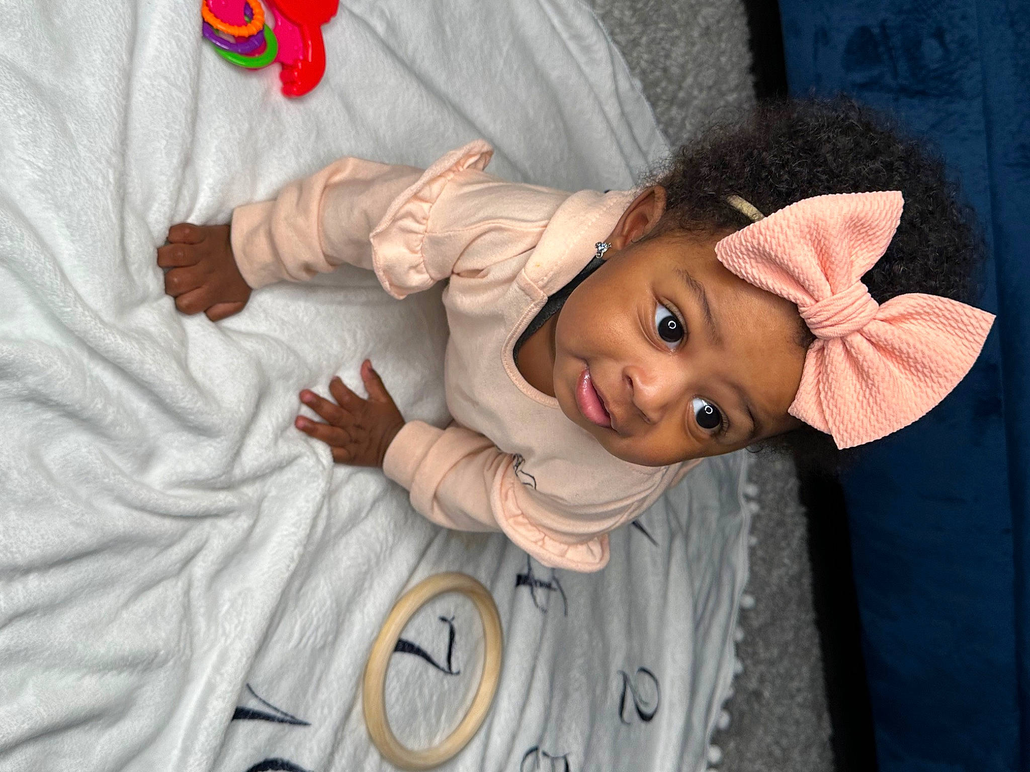 Blake joined the competition — help win amazing prizes! baby, baby_products, baby_toddler_clothing, cap, child, clock, eye, fur, gesture, happy, hat, headwear, home_accessories, linens, nose, person, skin, sleeve, sun_hat, toddler