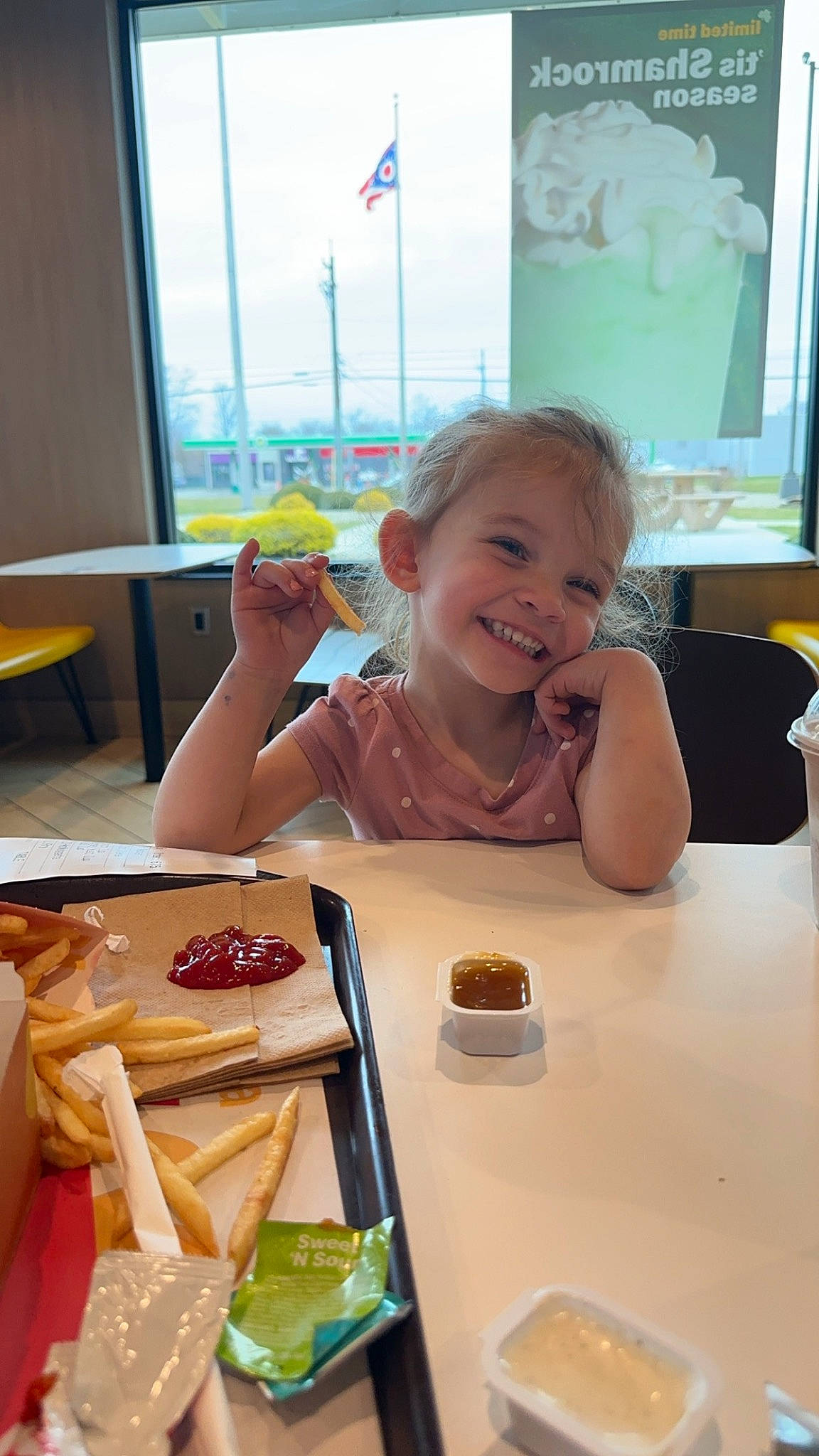 Payton joined the competition — help win amazing prizes! chair, child, cuisine, dish, event, finger, flag, food, furniture, ingredient, joy, person, plate, recipe, sharing, sky, smile, summer, t_shirt, table