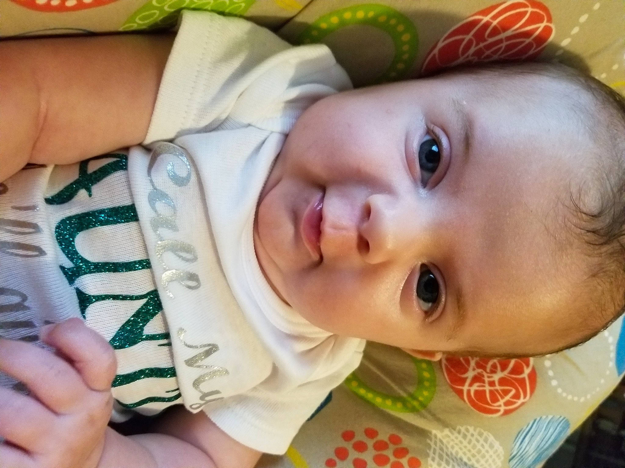 Londyn is registered to the contest to win money with this photo: baby, cheek, child, ear, eye, face, forehead, hand, head, lip, mouth, nose, person, skin, toddler