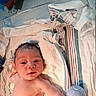 Brandyn Joseph Jr is registered to the contest to win money with this photo: newborn, baby, hospital, bassinet, blanket, towel, medical, infant, child, person, skin, face, head, hospital_room, healthcare, lying_down, cute, small, human, newborn_baby