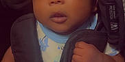 Seven joined the competition — help win amazing prizes! baby, child, car_seat, infant, seatbelt, straps, clothing, hand, face, portrait, safety, child_seat, car, infant_clothing, cute, young_child, baby_boy, indoors, closeup, expression