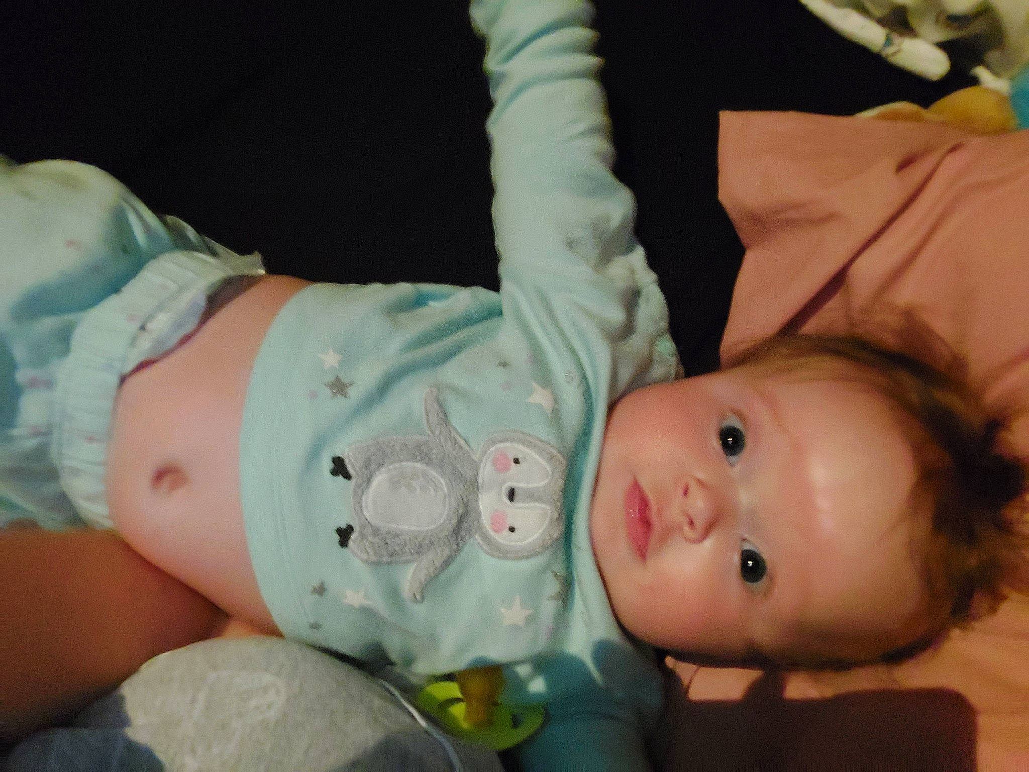 Primrose is registered to the contest to win money with this photo: baby, baby_toddler_clothing, cheek, child, comfort, eye, face, finger, gesture, head, human_body, iris, lip, mouth, nose, person, skin, sleeve, textile, toddler