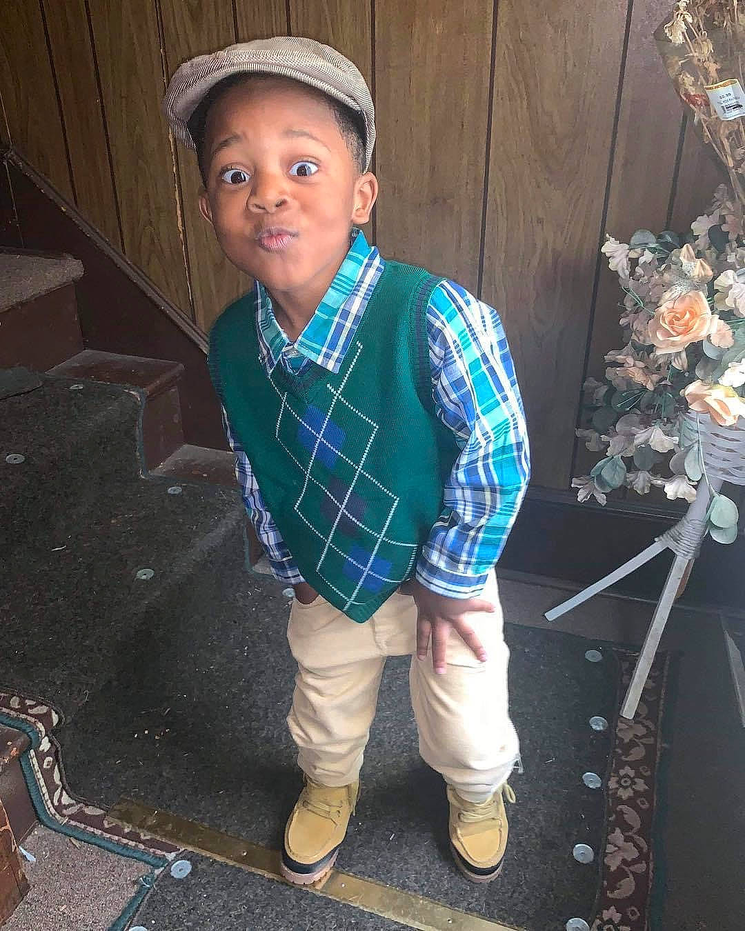 Lee joined the competition — help win amazing prizes! child, cool, outerwear, person, smile, standing