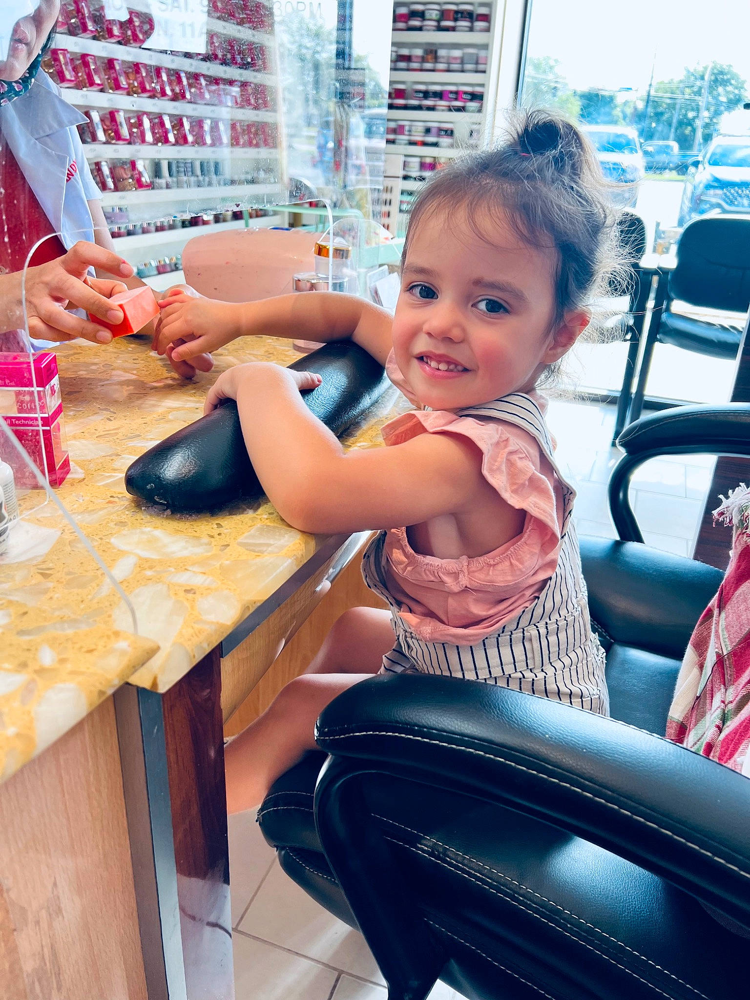 Guin Rose joined the competition — help win amazing prizes! automotive_design, chair, child, comfort, fun, furniture, happy, human_leg, joy, leg, leisure, motor_vehicle, person, recreation, sitting, skin, smile, table, thigh, toddler