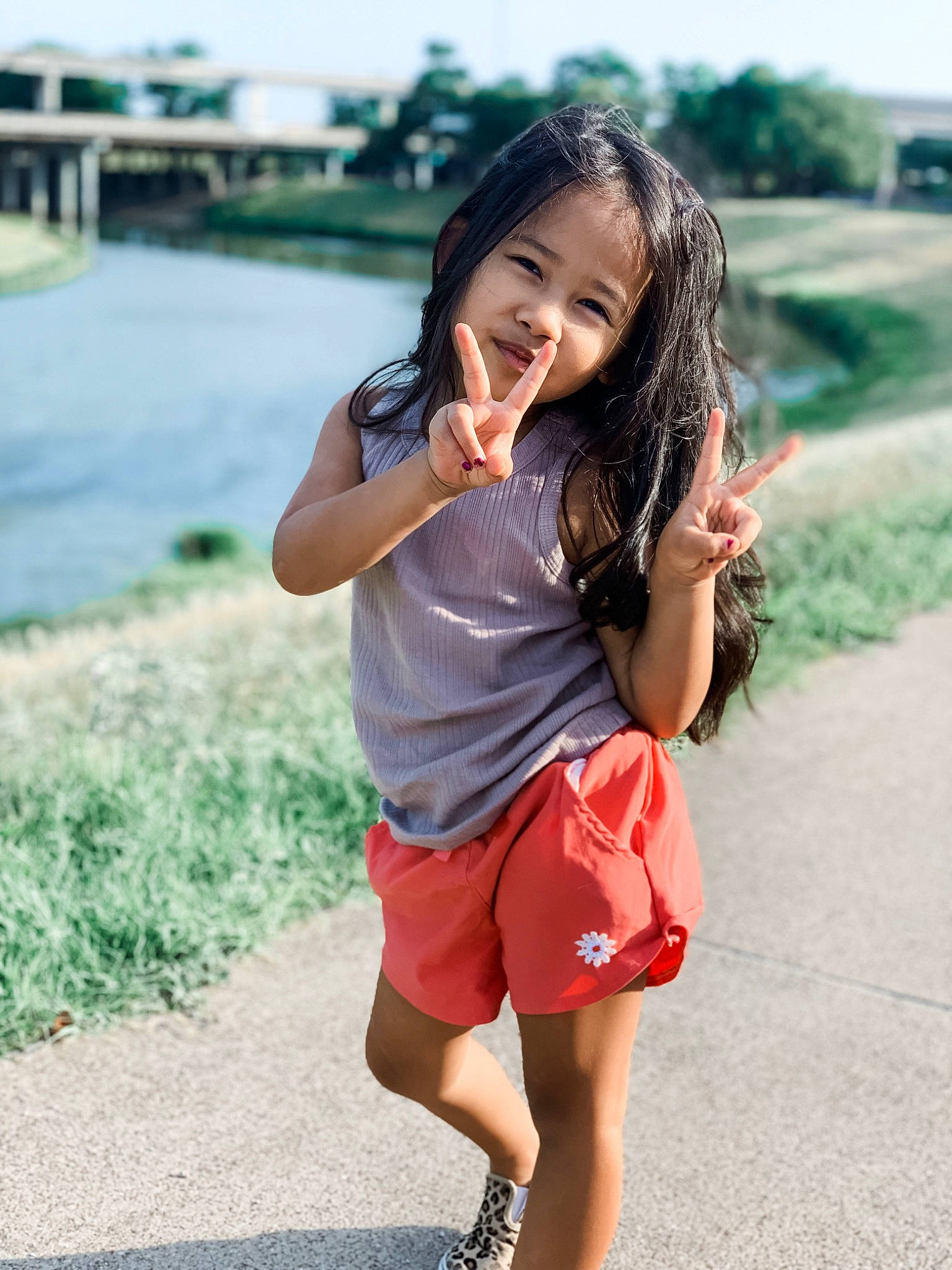 Silvia joined the competition — help win amazing prizes! asphalt, black_hair, eye, flash_photography, fun, grass, hair, hairstyle, happy, head, joy, leisure, people_in_nature, person, plant, shorts, shoulder, skin, sleeve, smile