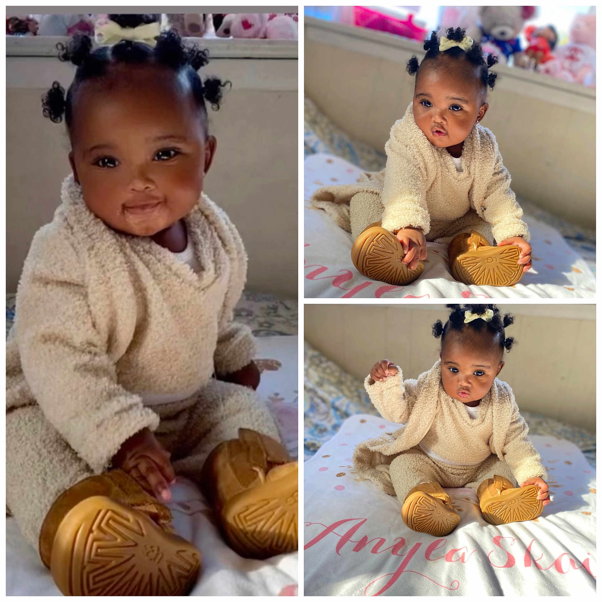 Anyla joined the competition — help win amazing prizes! arm, baby_toddler_clothing, clothing, eye, face, facial_expression, happy, head, headgear, human, neck, organ, outerwear, photograph, product, skin, sleeve, smile, textile, white