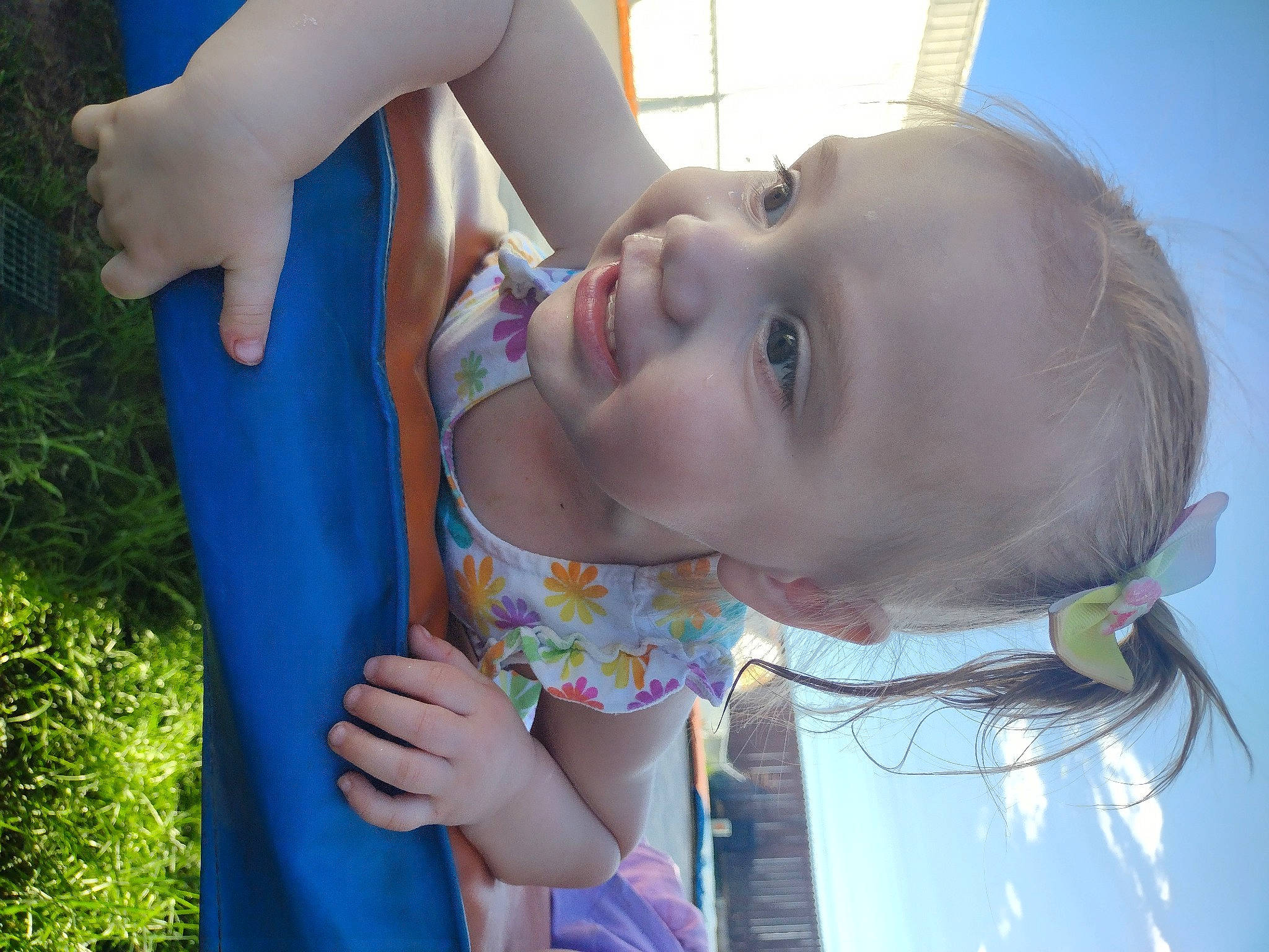 Sammie joined the competition — help win amazing prizes! arm, baby, chest, child, electric_blue, fun, grass, hand, happy, human_body, human_leg, leisure, people_in_nature, person, skin, smile, thigh, toddler, tree, trunk