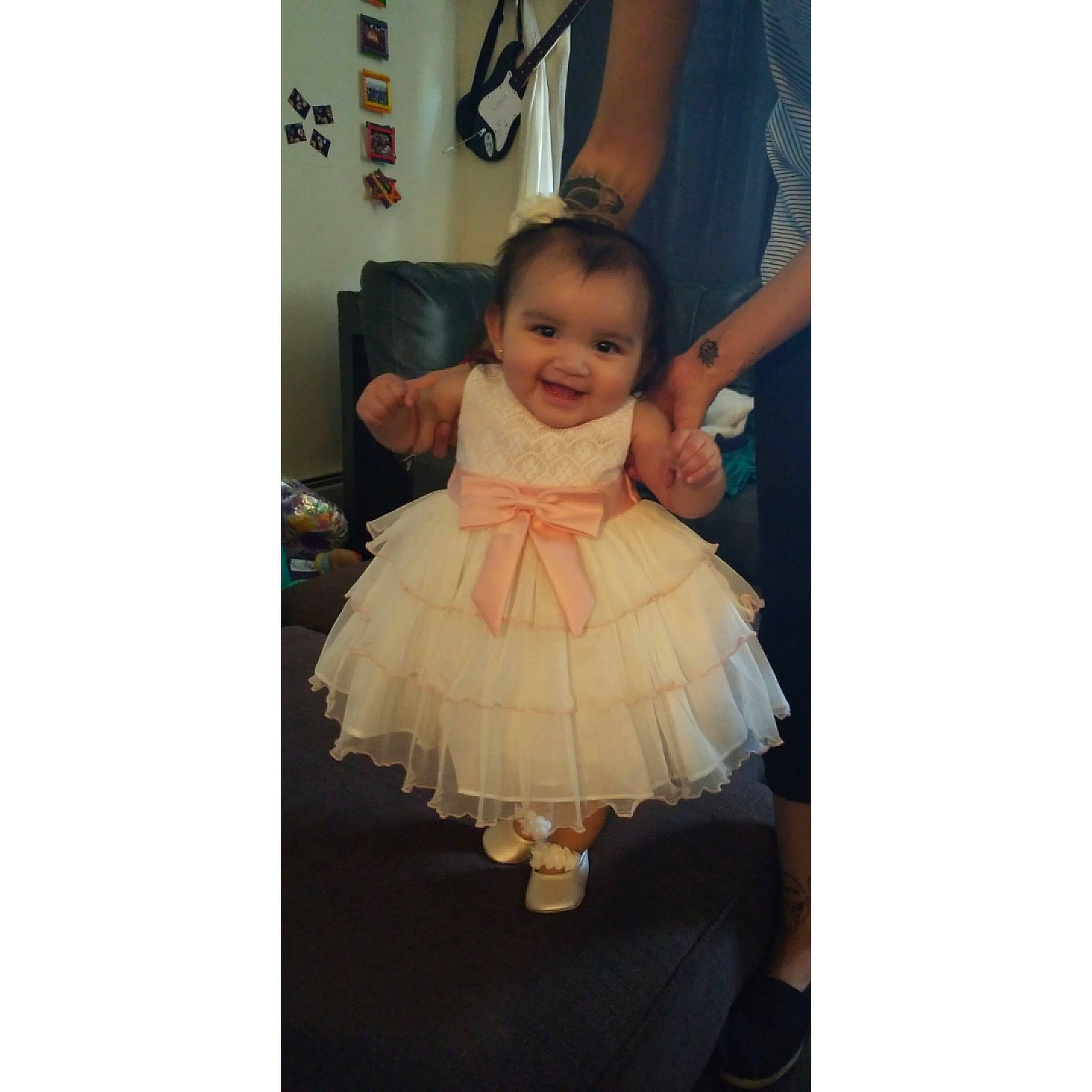 Chrisela Elin Vargas is registered to the contest to win money with this photo: ballet_tutu, child, costume, dance_dress, dress, girl, gown, joy, person, product, shoulder, toddler