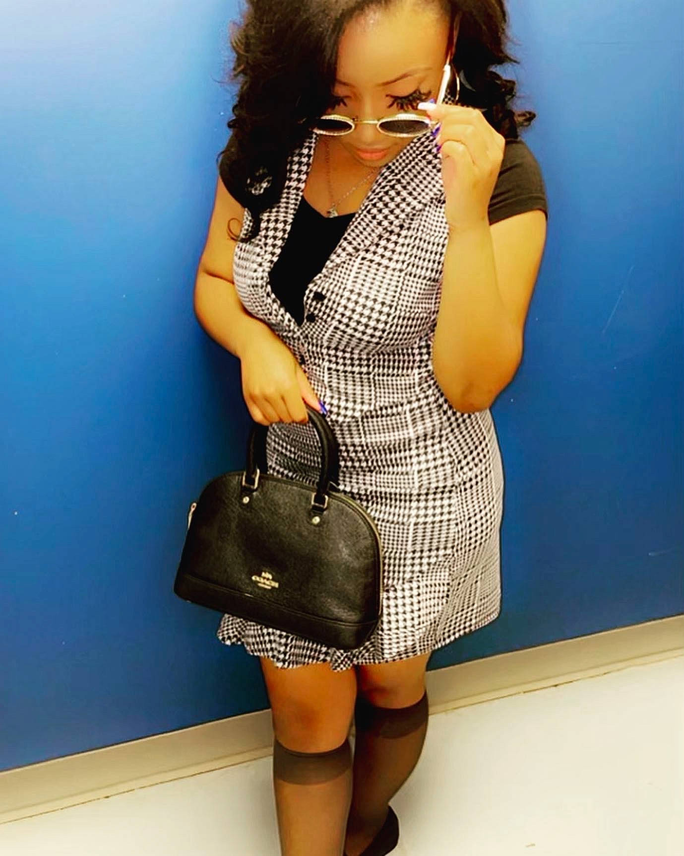 Zion joined the competition — help win amazing prizes! bag, black_hair, denim, eyewear, fashion, fashion_design, fashion_model, handbag, joint, knee, leg, luggage_and_bags, neck, person, photograph, sleeve, t_shirt, thigh, trunk, waist