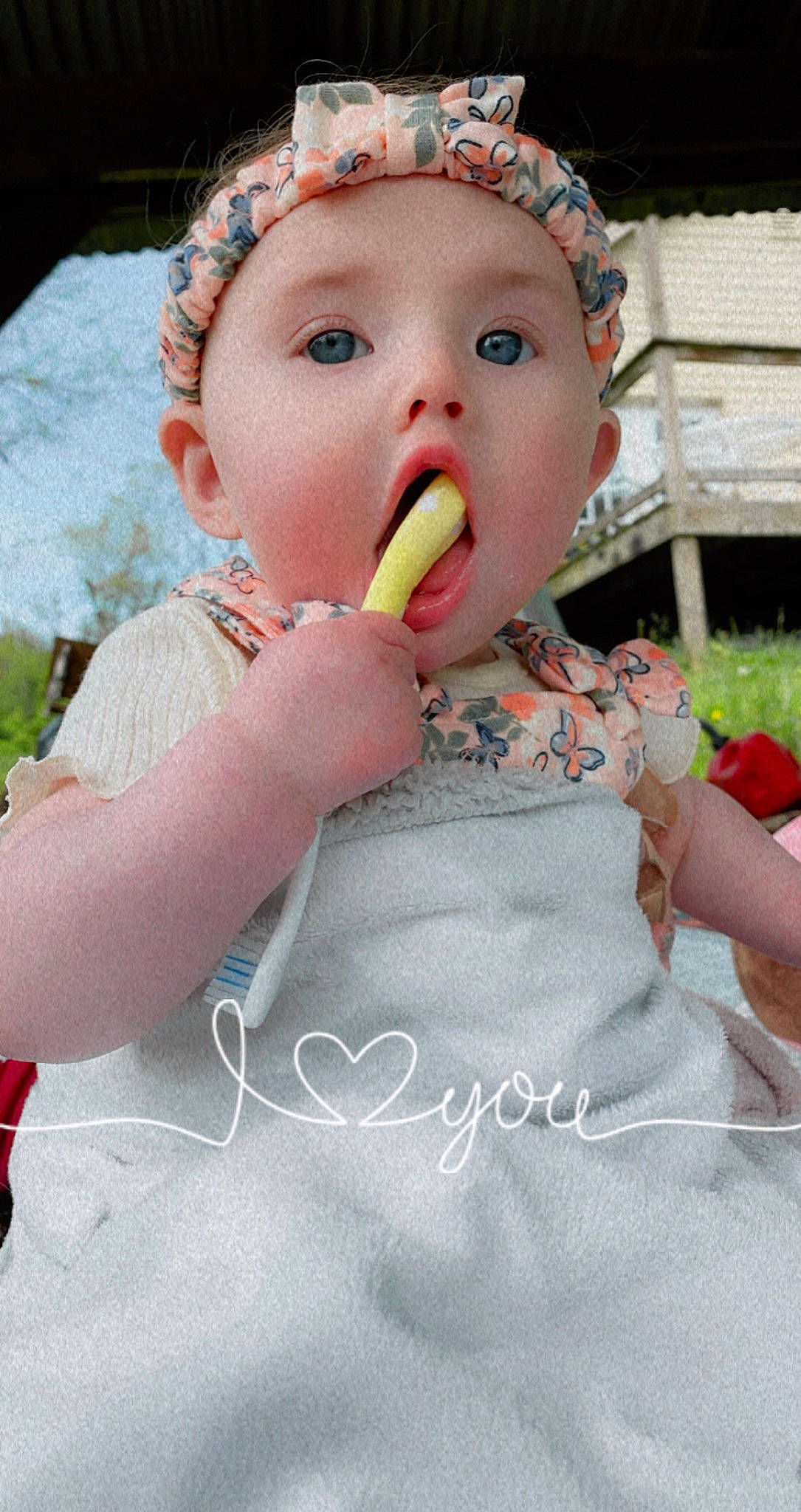 Leona joined the competition — help win amazing prizes! baby, baby_toddler_clothing, cheek, child, dress, eyelash, fun, gesture, grass, hairstyle, happy, head, iris, lip, nose, person, pink, plant, skin, summer