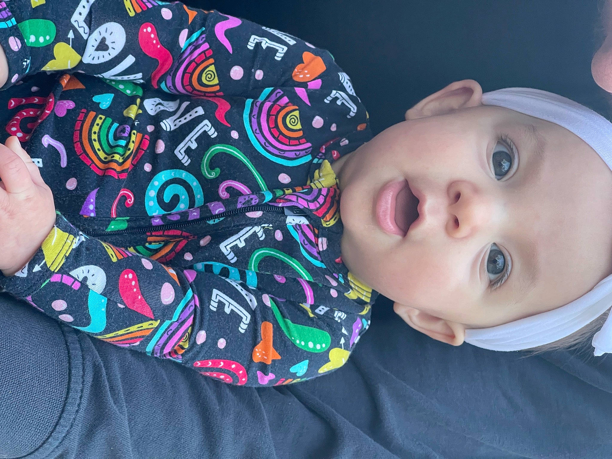 Adley is registered to the contest to win money with this photo: baby_toddler_clothing, cheek, cool, eyelash, facial_expression, fun, hairstyle, headgear, lip, mammal, mouth, neck, nose, organ, person, plant, product, skin, sleeve, smile