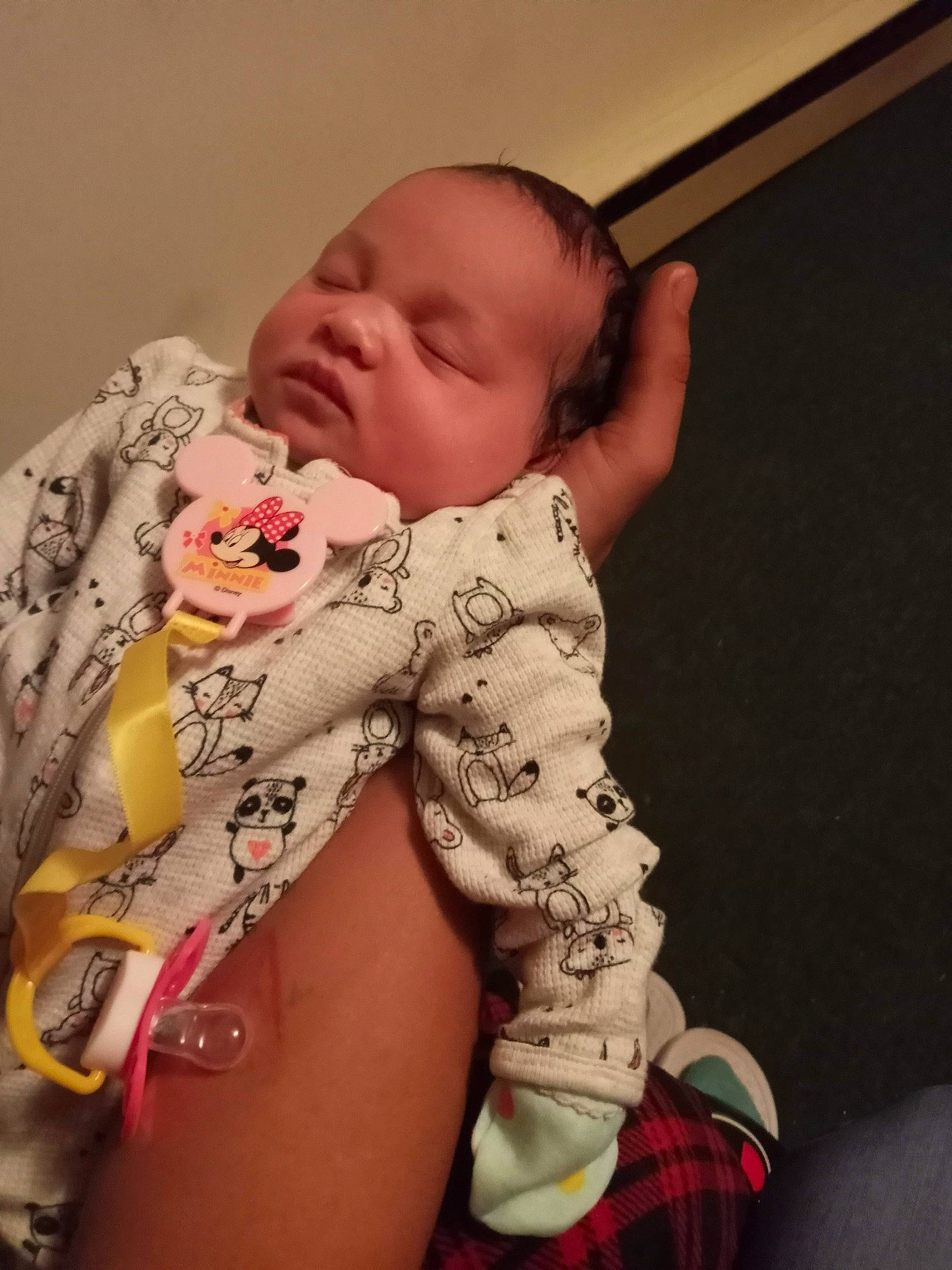 Jamaica is registered to the contest to win money with this photo: abdomen, baby, baby_sleeping, baby_toddler_clothing, cheek, chest, comfort, finger, head, knee, mouth, nail, neck, person, skin, sleeve, stomach, tartan, thigh, toddler