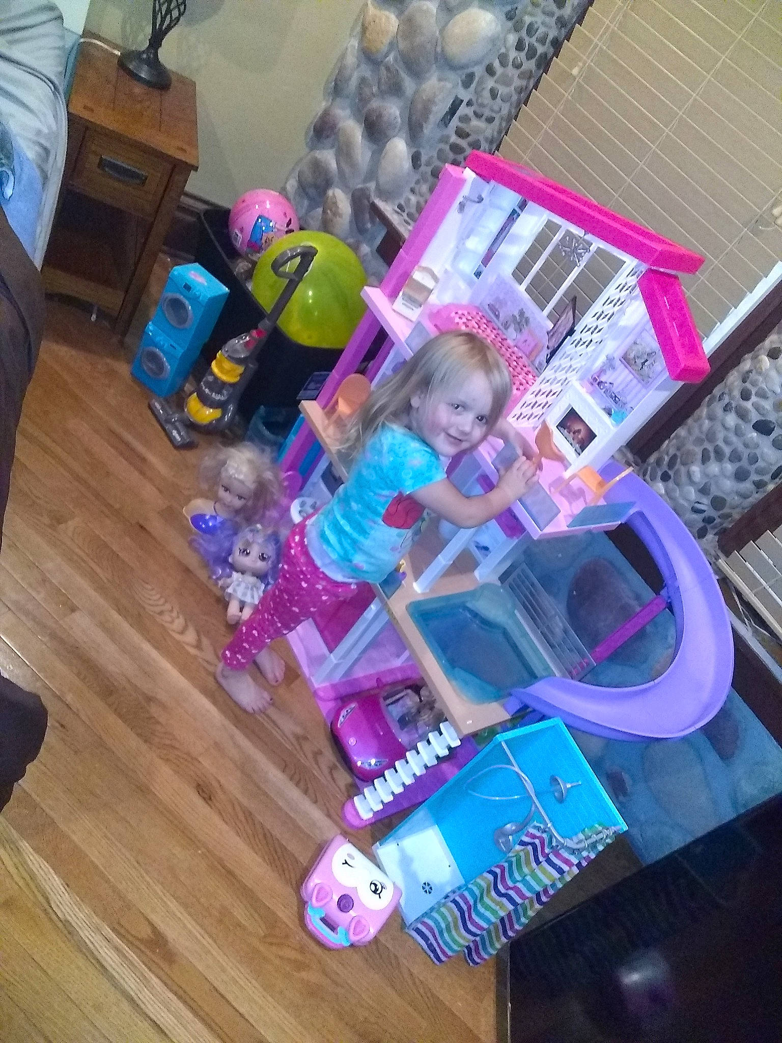 Jemma joined the competition — help win amazing prizes! footwear, hair_coloring, joy, material_property, person, pink, plant, play, toy