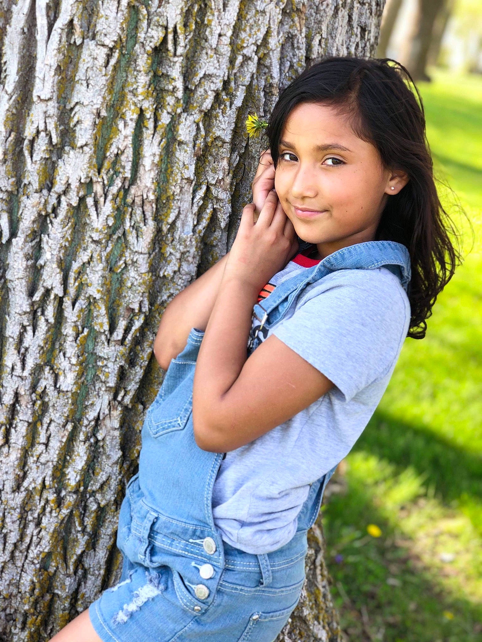 Analia joined the competition — help win amazing prizes! beauty, black_hair, child, child_model, eye, grass, jeans, joy, lady, long_hair, model, people_in_nature, person, photo_shoot, photograph, photography, plant, skin, smile, tree