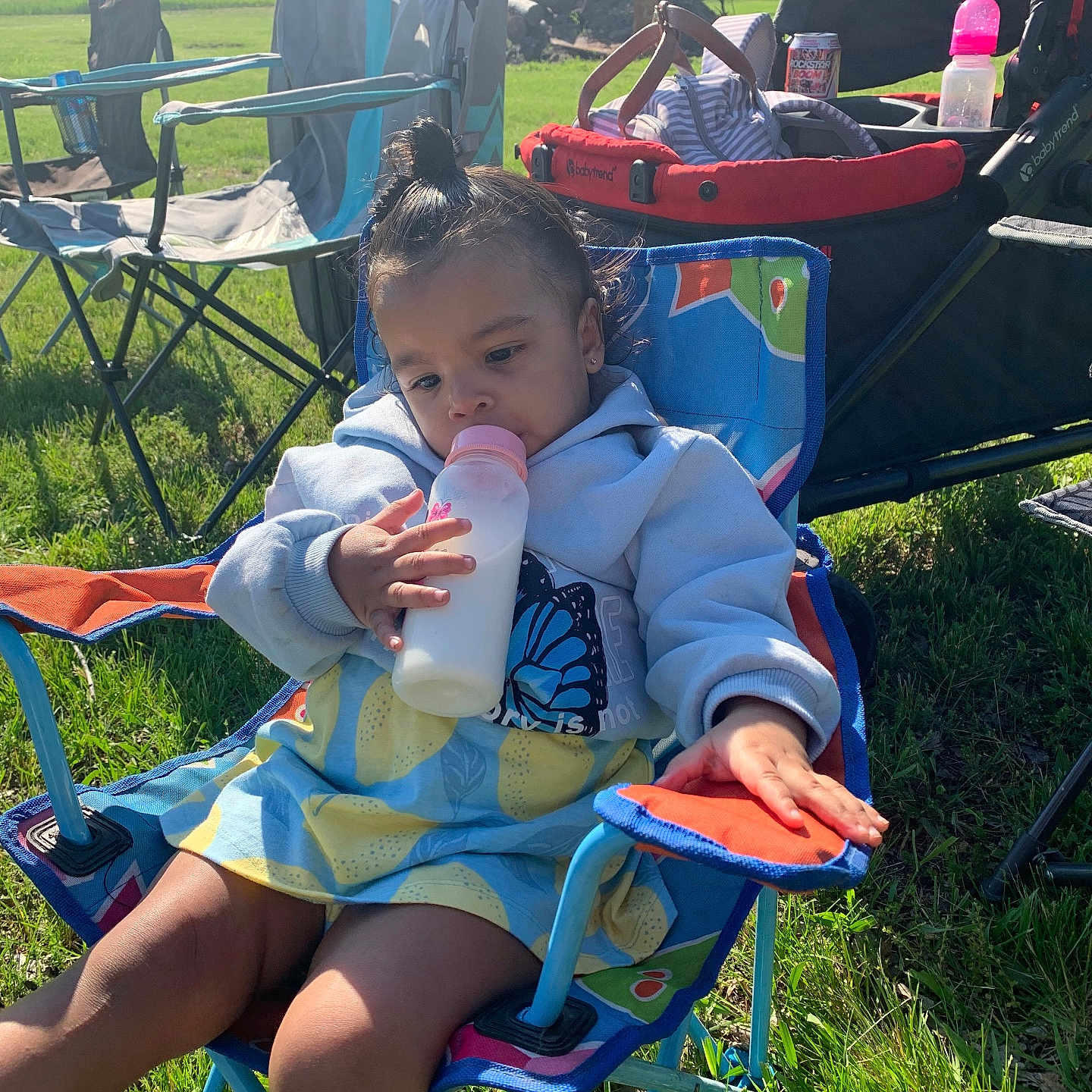 Freya joined the competition — help win amazing prizes! architecture, backyard, building, cream, dessert, face, food, grass, head, icecream, nature, outdoors, park, person, photography, plant, portrait, shelter, sitting, summer