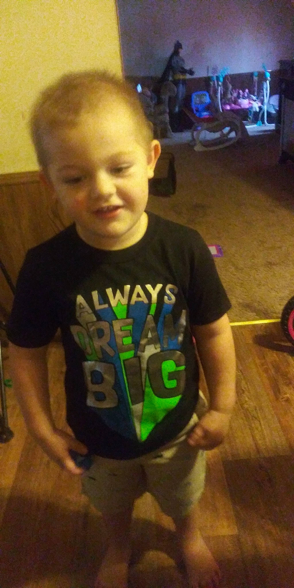 Kaylebe is registered to the contest to win money with this photo: cheek, child, cool, fun, person, photography, play, selfie, smile, standing, t_shirt, toddler, top