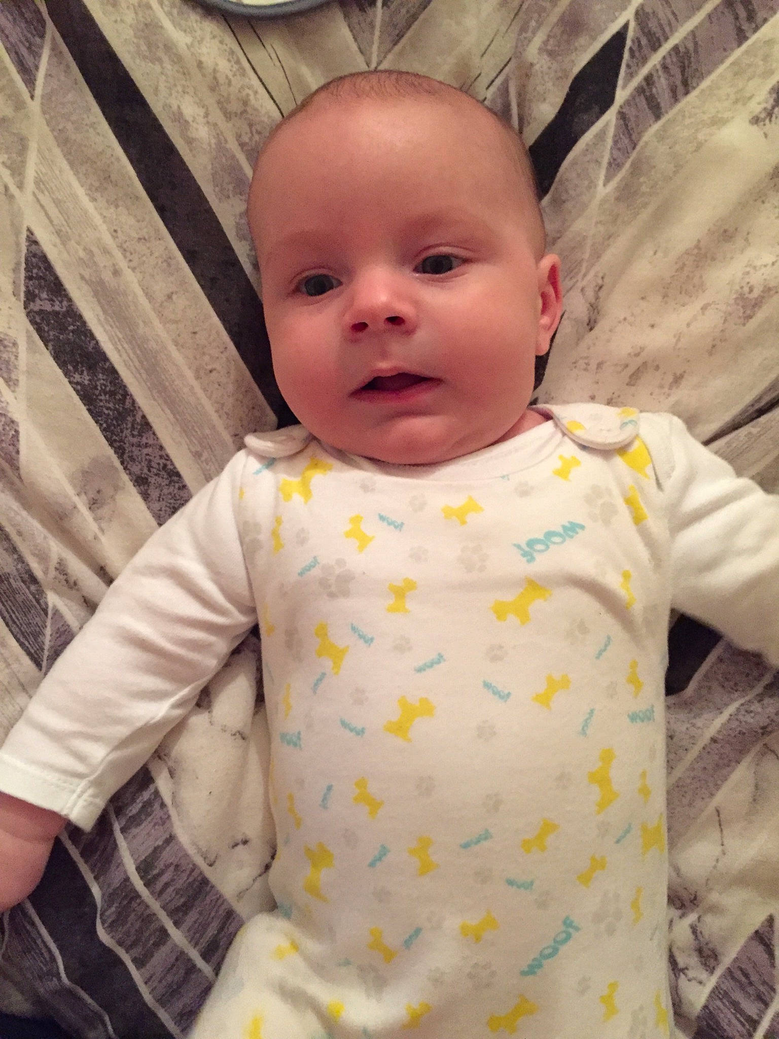 Naithaniel joined the competition — help win amazing prizes! baby, baby_toddler_clothing, cheek, child, design, eye, face, head, iris, lip, nose, pattern, person, skin, sleeve, smile, toddler, yellow