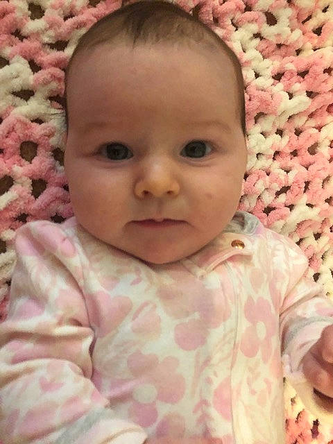 Louise joined the competition — help win amazing prizes! baby, beauty, cheek, child, chin, close_up, eye, face, facial_expression, forehead, head, lip, mouth, nose, person, pink, skin, smile, toddler