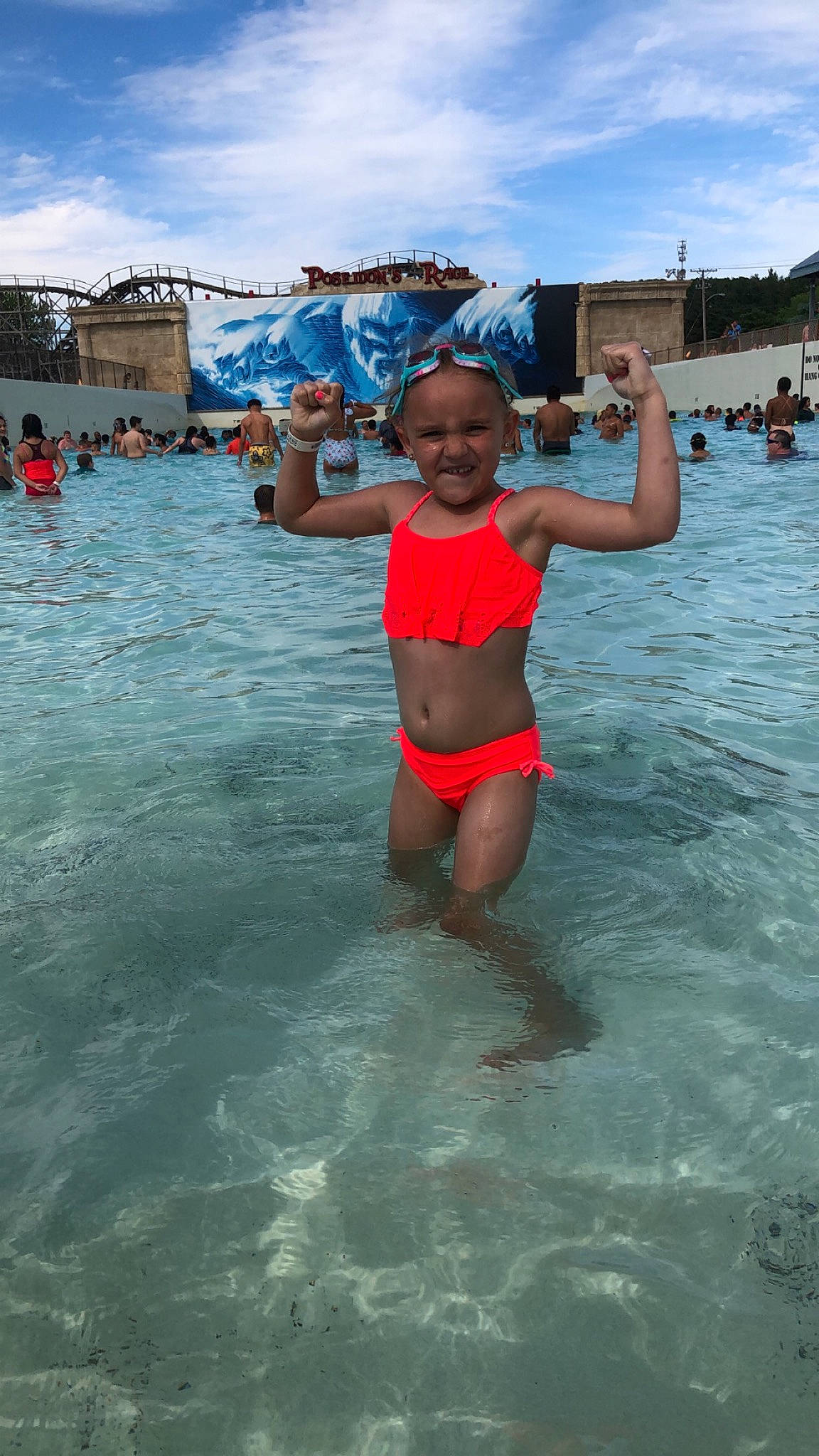 Kaydance is registered to the contest to win money with this photo: amusement_park, fun, joy, leisure, nonbuilding_structure, park, person, recreation, sea, spring_break, summer, swimming, tourism, vacation, water, water_park