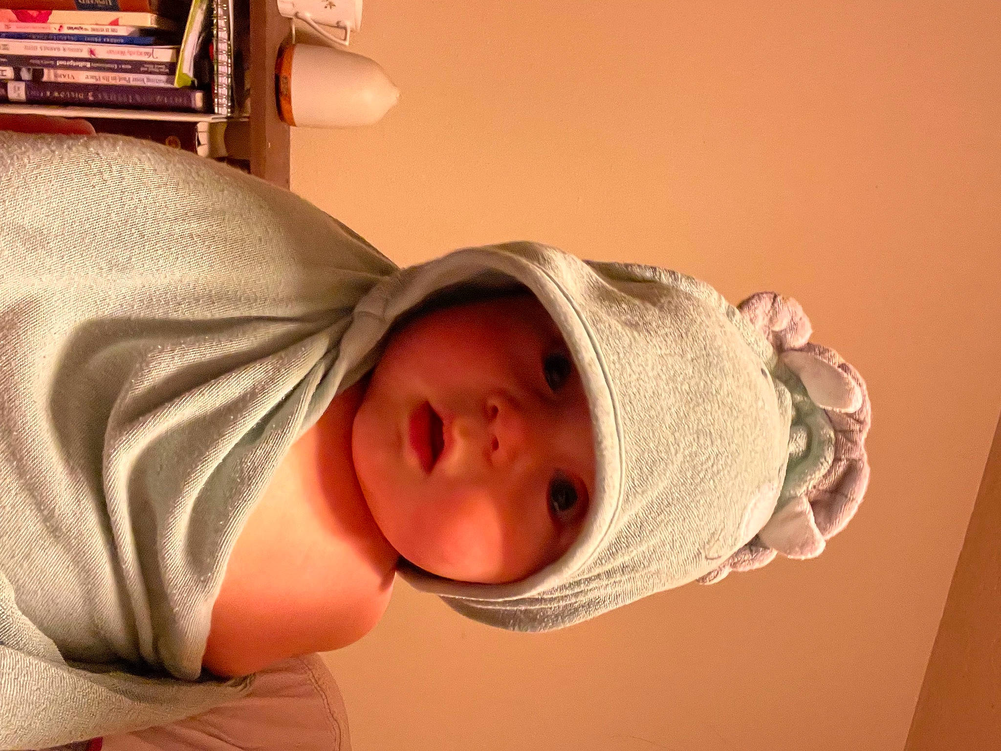 Paxton joined the competition — help win amazing prizes! baby, baby_toddler_clothing, cheek, child, comfort, eye, eyebrow, eyelash, fashion_accessory, happy, headwear, knit_cap, linens, lip, mouth, neck, nose, person, room, shoulder