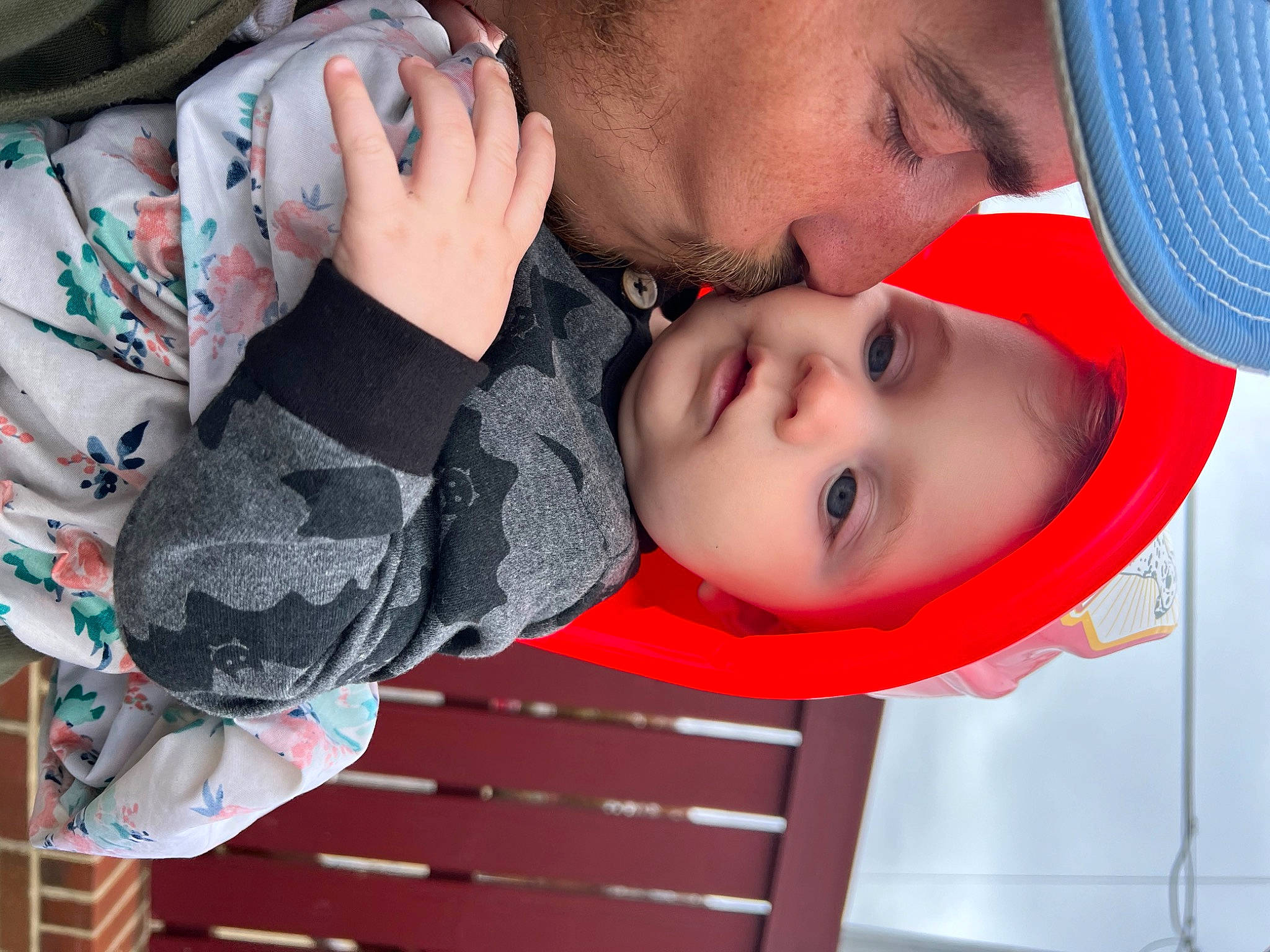 Koltyn is registered to the contest to win money with this photo: baby, baby_products, baby_toddler_clothing, cheek, child, comfort, electric_blue, eyelash, fun, gesture, happy, hat, headwear, leisure, mouth, nose, pattern, person, play, sleeve