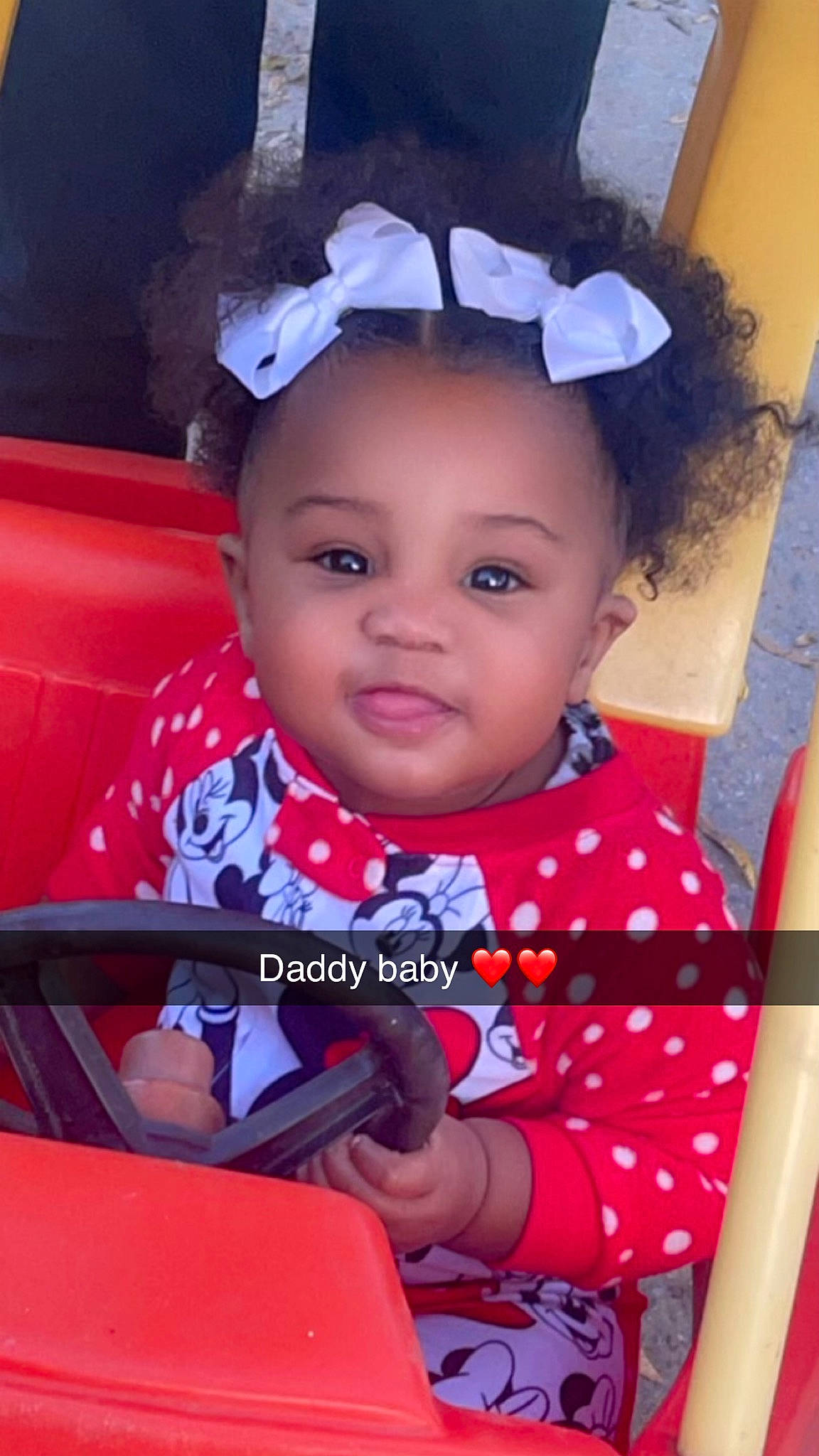 Khloe is registered to the contest to win money with this photo: automotive_exterior, baby, baby_carriage, baby_products, baby_toddler_clothing, beauty, child, electric_blue, eye, eyelash, fashion_accessory, fun, happy, headband, headpiece, lip, magenta, person, pink, toddler