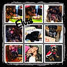 Elvis joined the competition — help win amazing prizes! dog, puppy, birthday_cake, collage, celebration, pet, costume, crown, cape, human, kiss, love, box, bed, smile, party, cute, black_dog, brown_dog, fur