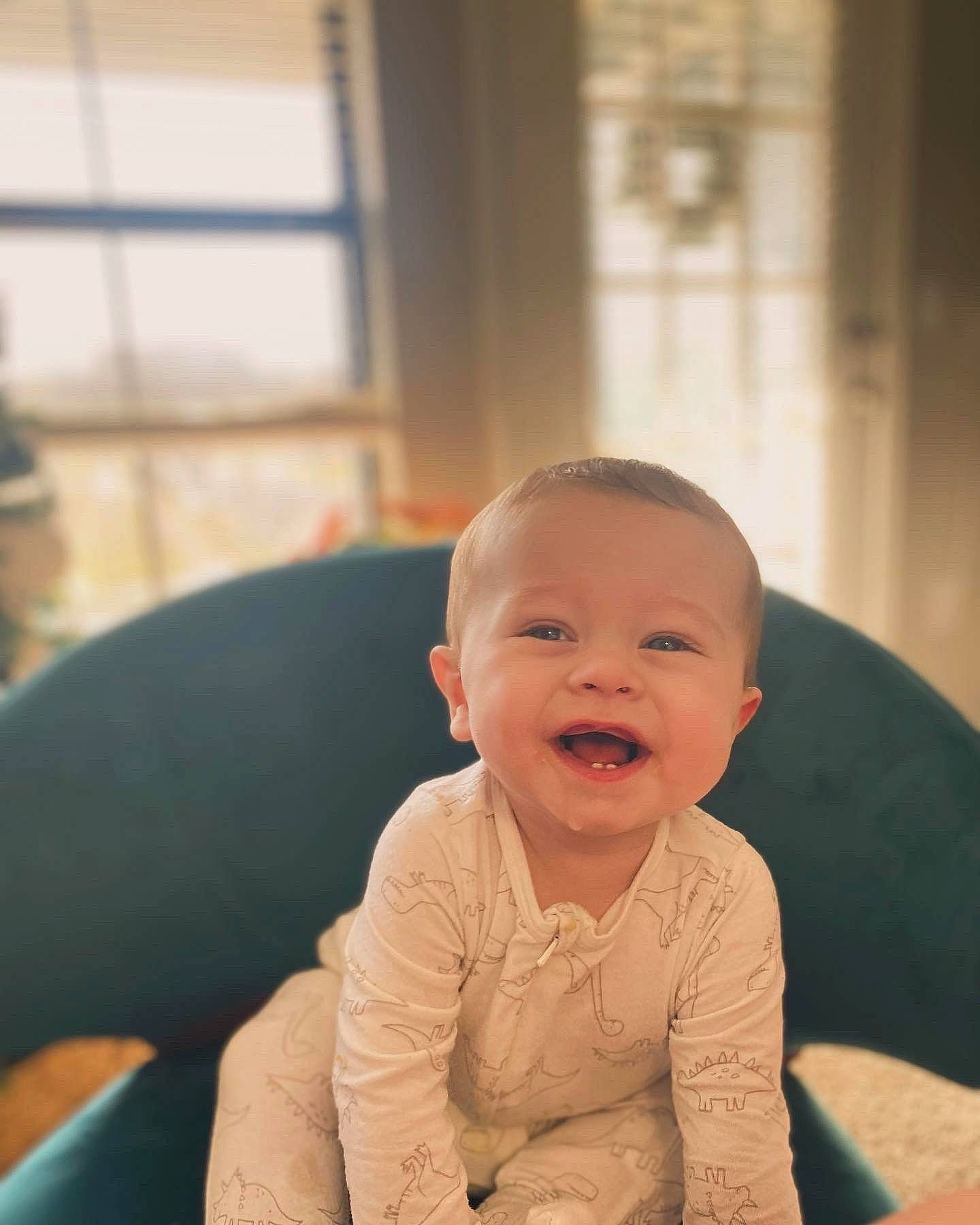 Mack joined the competition — help win amazing prizes! baby, baby_toddler_clothing, cheek, chin, comfort, eye, face, facial_expression, flooring, fun, hairstyle, happy, head, iris, mouth, person, skin, smile, standing, toddler