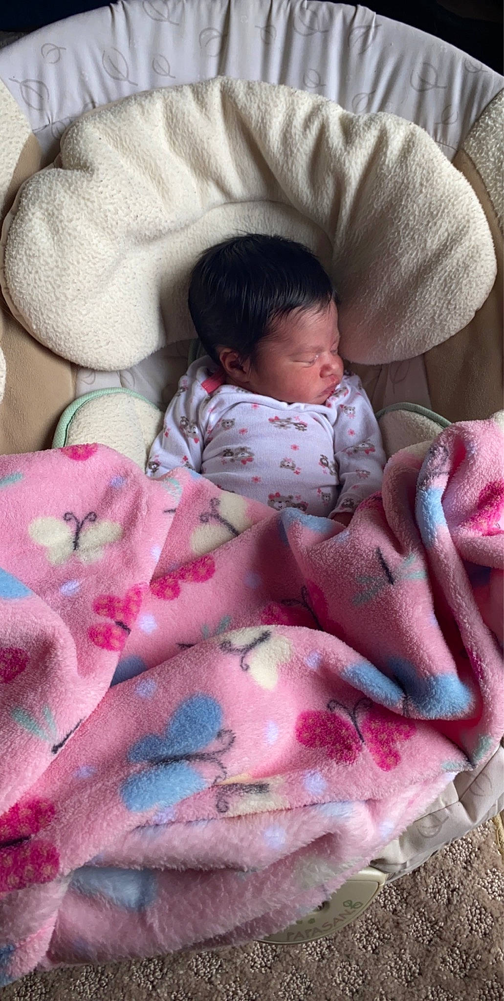 Kenslee joined the competition — help win amazing prizes! baby, bedtime, blanket, child, linens, nap, person, pink, sleep, textile, toddler