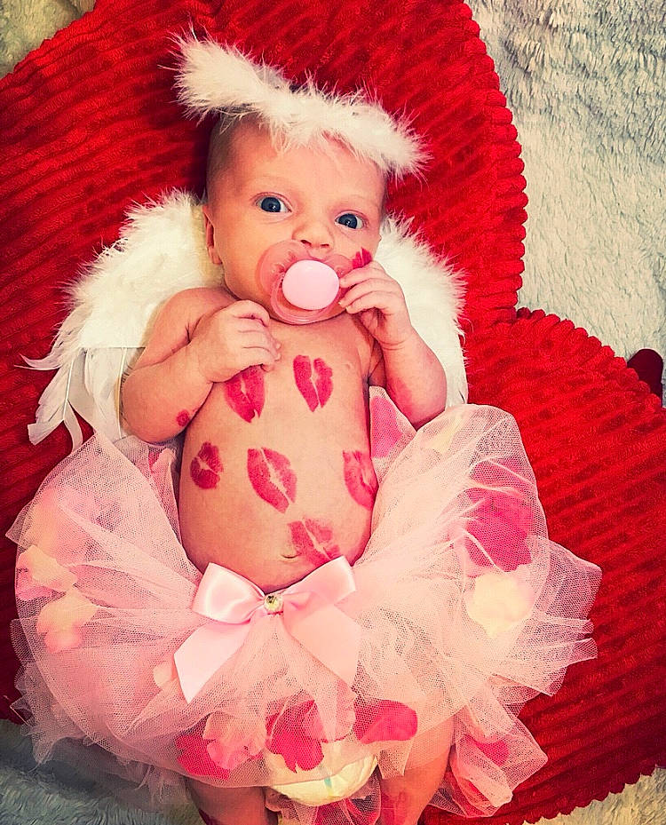 Nina joined the competition — help win amazing prizes! baby, baby_bloomers, baby_products, baby_toddler_clothing, ballet_tutu, child, costume, costume_accessory, doll, fictional_character, joy, person, photography, pink, product, red, smile, toddler