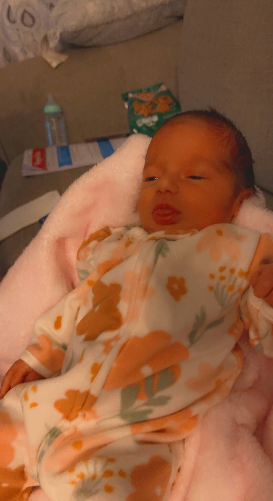 Mariana is registered to the contest to win money with this photo: baby, baby_products, bedtime, box, cheek, chest, child, chin, comfort, event, head, linens, nose, peach, person, room, skin, textile, thumb, toddler