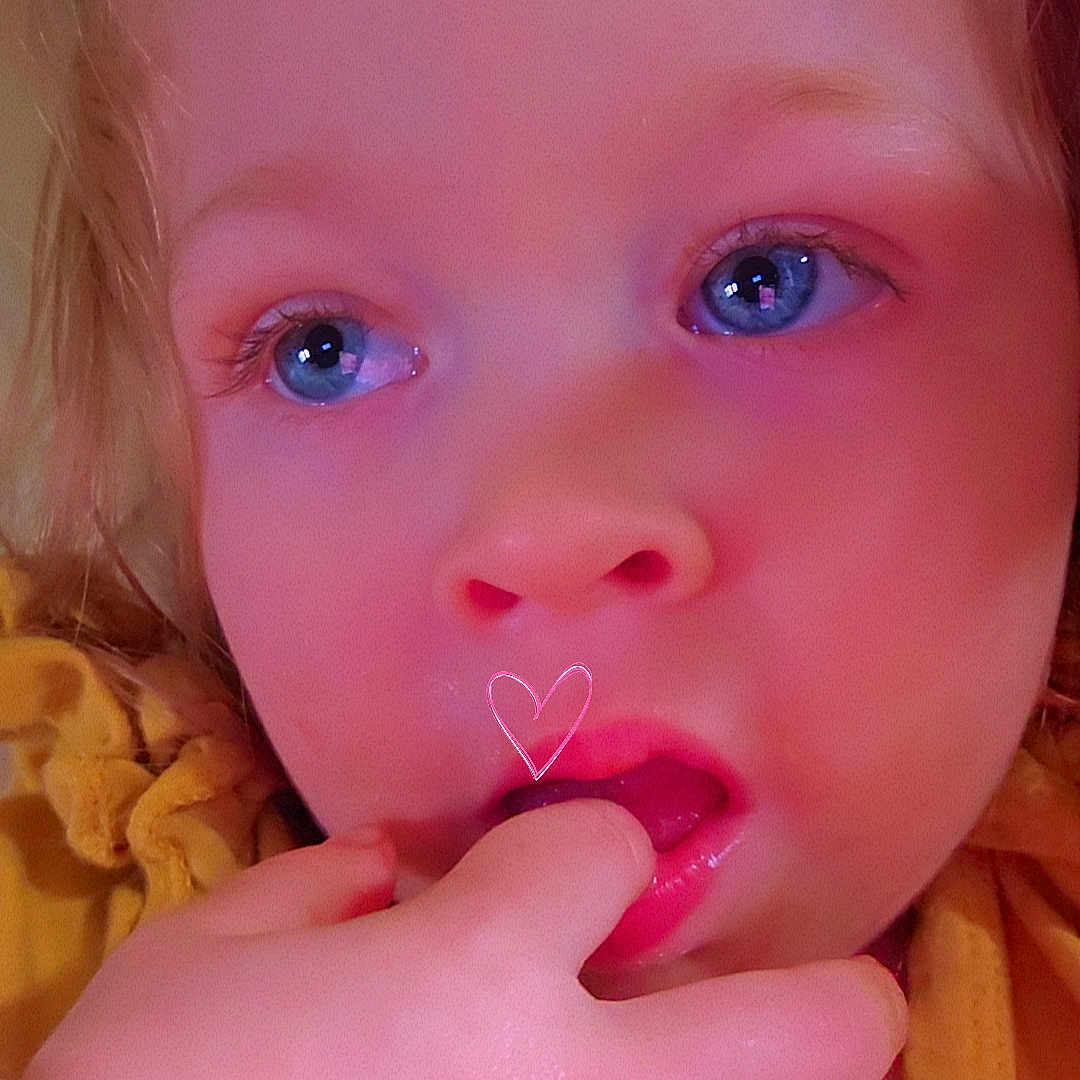 Doris Jean is registered to the contest to win money with this photo: baby, bodypart, candy, cream, dessert, eating, face, finger, food, hand, head, icing, mouth, nail, newborn, person, photography, portrait, sweets, toe