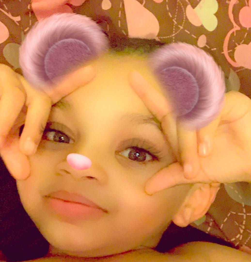 Haiden is registered to the contest to win money with this photo: cheek, close_up, doll, ear, eye, eyelash, face, fawn, forehead, head, headwear, person, pink, skin, toy