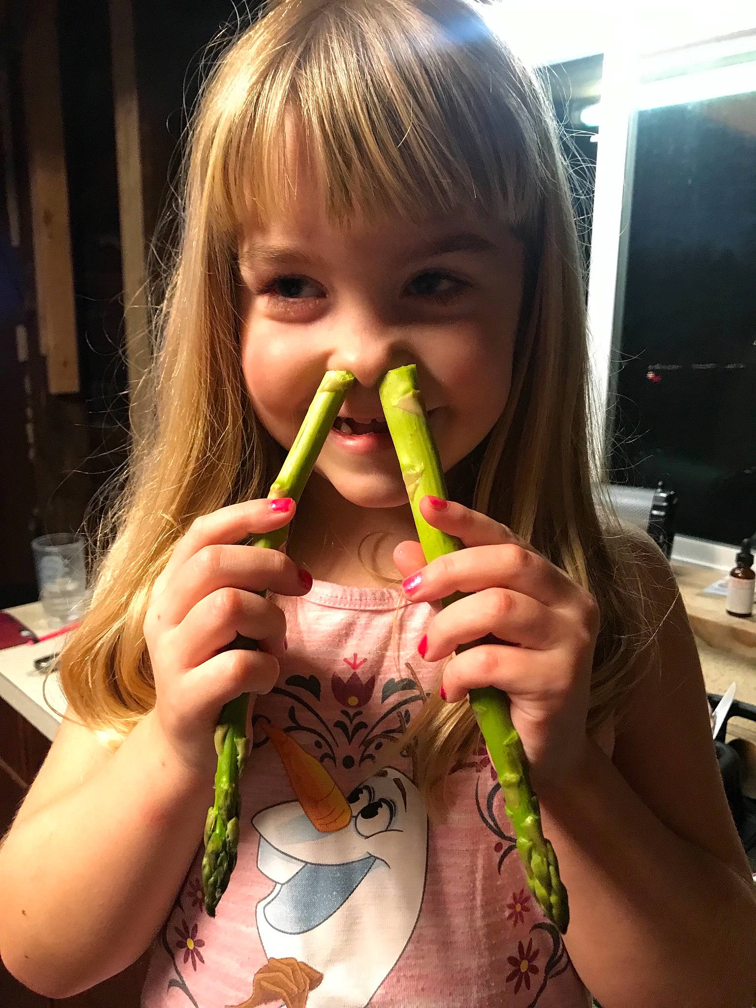 Sophie joined the competition — help win amazing prizes! child, eating, finger, food, hand, joy, nail, person, vegetable