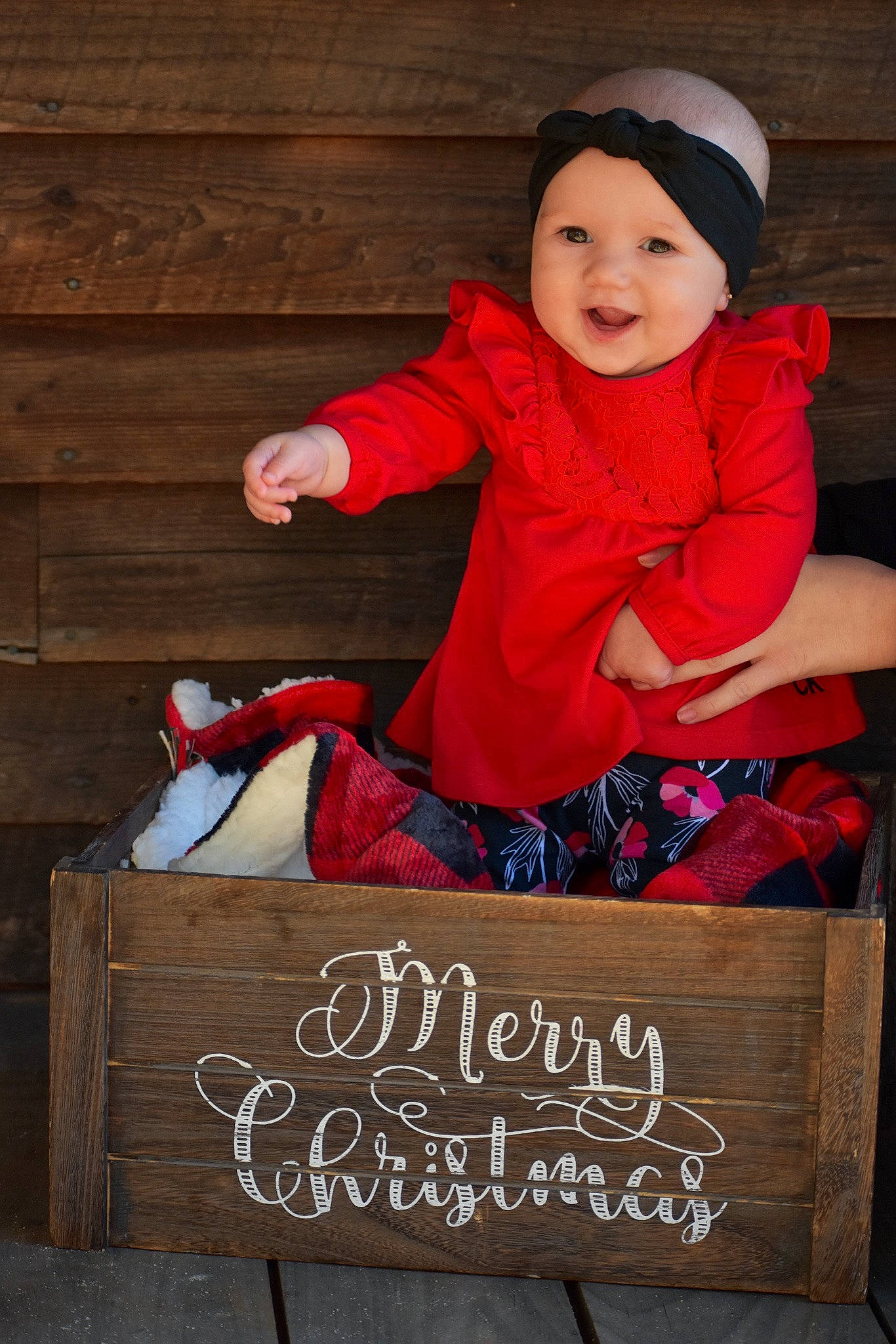 Everleigh joined the competition — help win amazing prizes! child, child_model, costume, person, red, sitting, toddler, wood