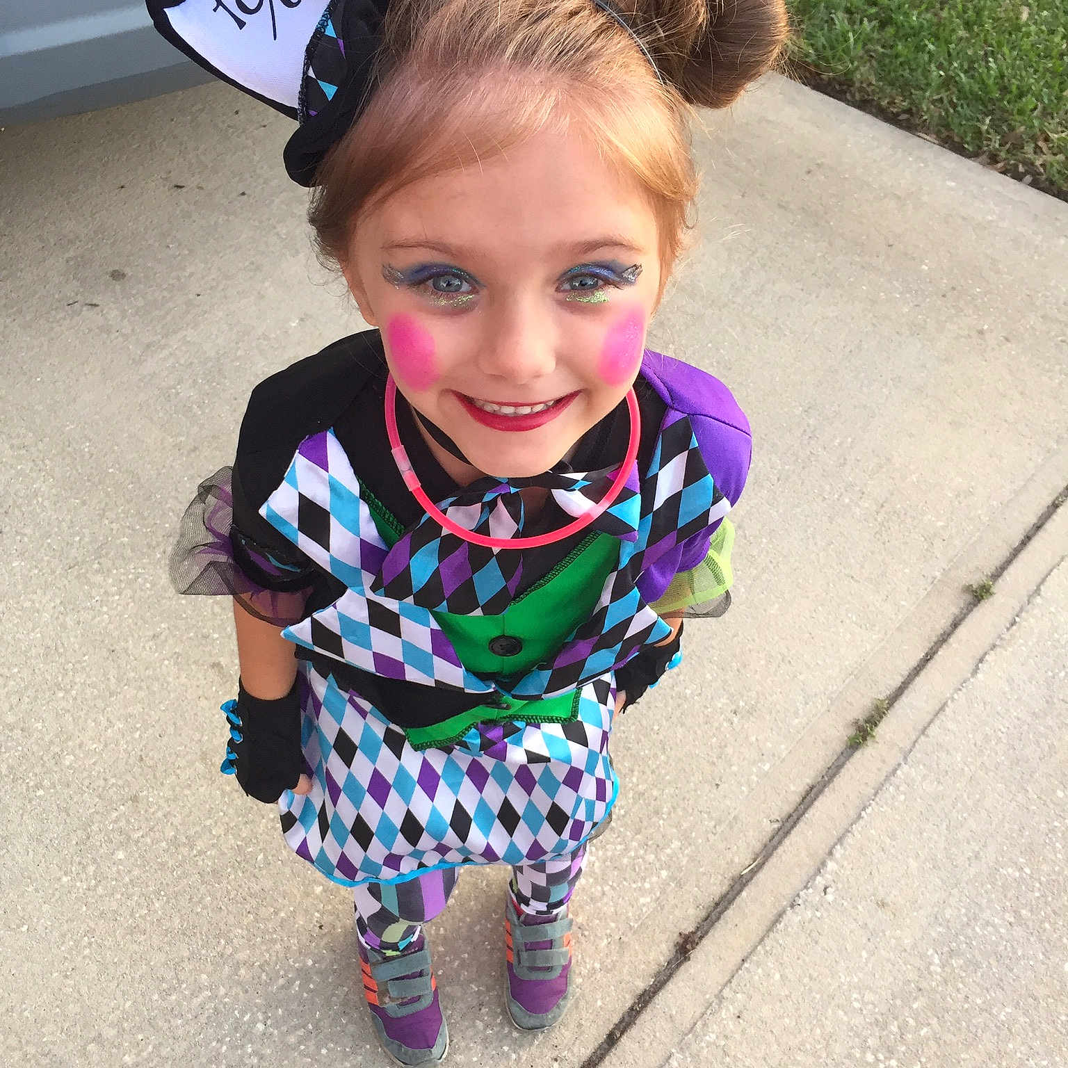 Kaidance joined the competition — help win amazing prizes! baby_products, child, cool, design, fun, girl, headgear, joy, outerwear, pattern, person, pink, plaid, play, product, purple, smile, textile, toddler