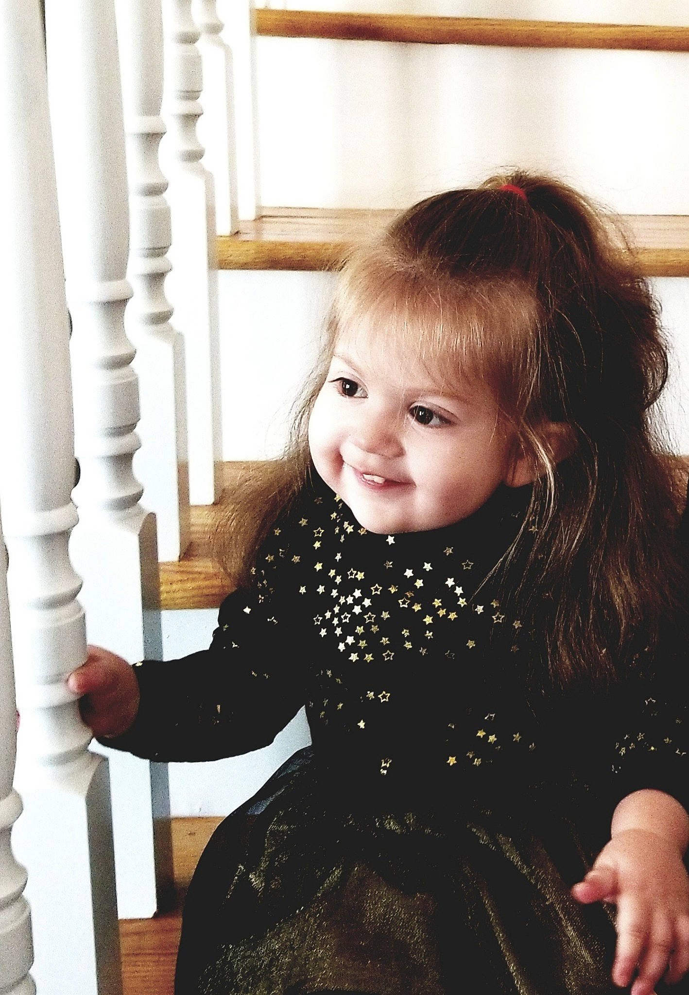 Haley joined the competition — help win amazing prizes! baby, beauty, brown_hair, child, child_model, dress, face, hair, hairstyle, head, iris, joy, long_hair, outerwear, person, photography, sitting, skin, smile, standing