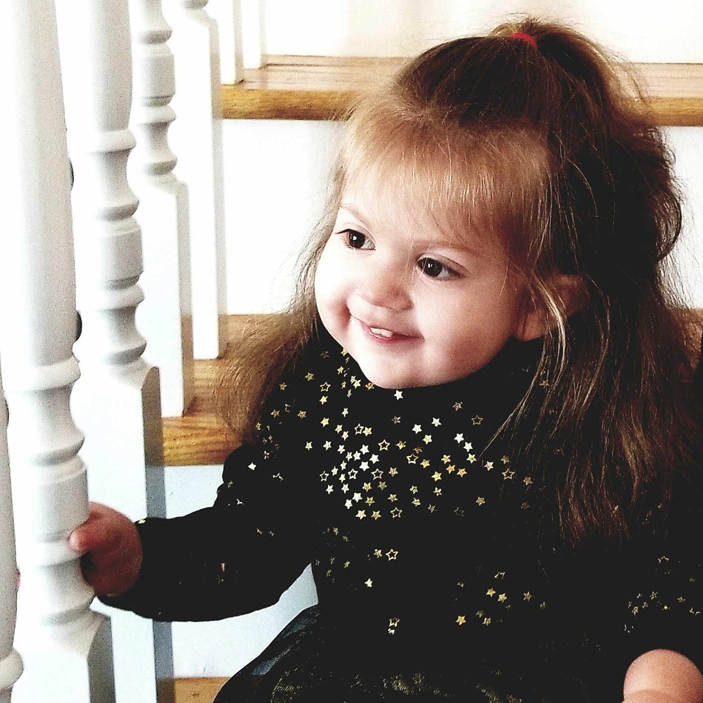 Haley joined the competition — help win amazing prizes! baby, beauty, brown_hair, child, child_model, dress, face, hair, hairstyle, head, iris, joy, long_hair, outerwear, person, photography, sitting, skin, smile, standing