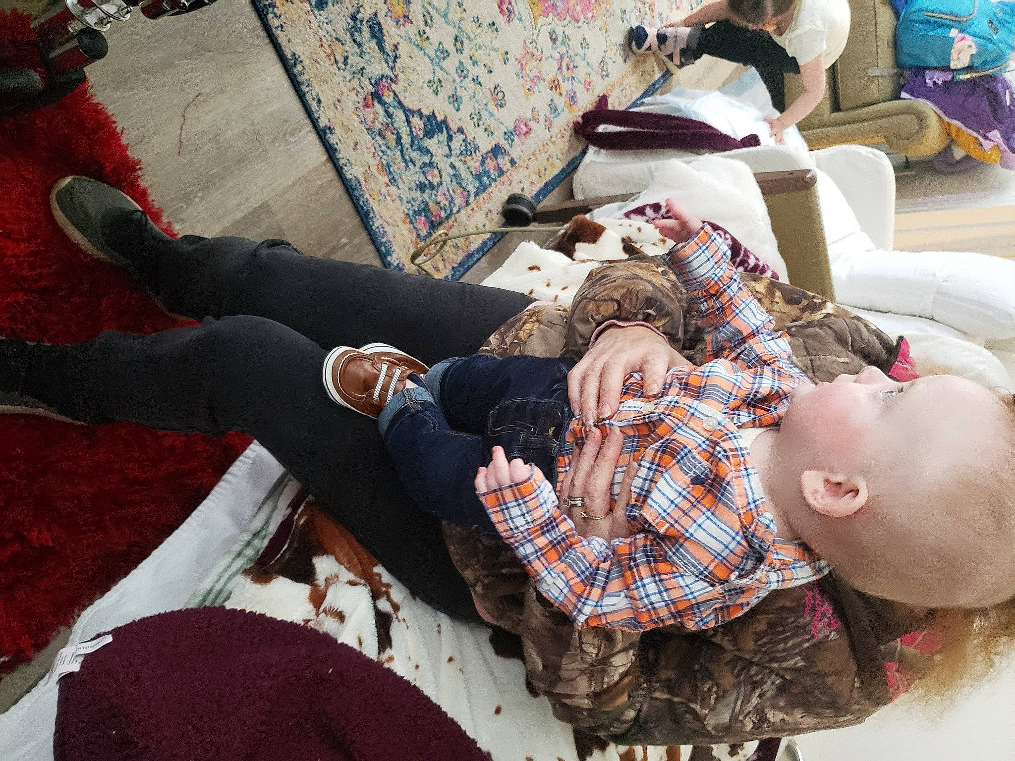 Nylles joined the competition — help win amazing prizes! bag, comfort, fashion_accessory, flooring, foot, fun, human_leg, knee, leg, leisure, luggage_and_bags, pattern, person, plaid, shoe, sitting, sneakers, street_fashion, tartan, textile