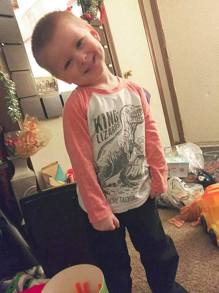 Henry joined the competition — help win amazing prizes! child, cool, hairstyle, jeans, joy, person, shoulder, standing, t_shirt, toddler, top, trunk