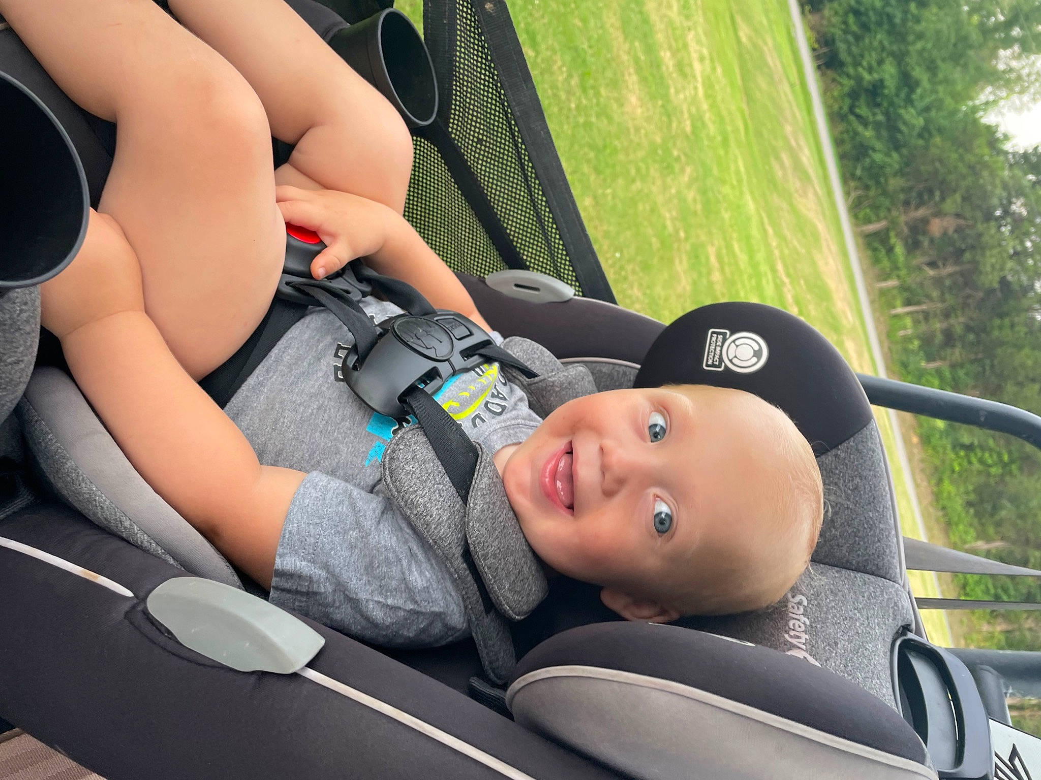 Mathias joined the competition — help win amazing prizes! auto_part, automotive_design, automotive_exterior, car_seat, car_seat_cover, child, comfort, grass, head_restraint, joy, leisure, mode_of_transport, motor_vehicle, person, product, recreation, seat_belt, smile, toddler, tree