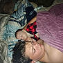 Wyatt joined the competition — help win amazing prizes! baby, bed, blanket, bottle, child, comfort, cozy, face, family, indoor, pajamas, peaceful, person, portrait, relaxing, rest, sleeping, snuggle, together, young