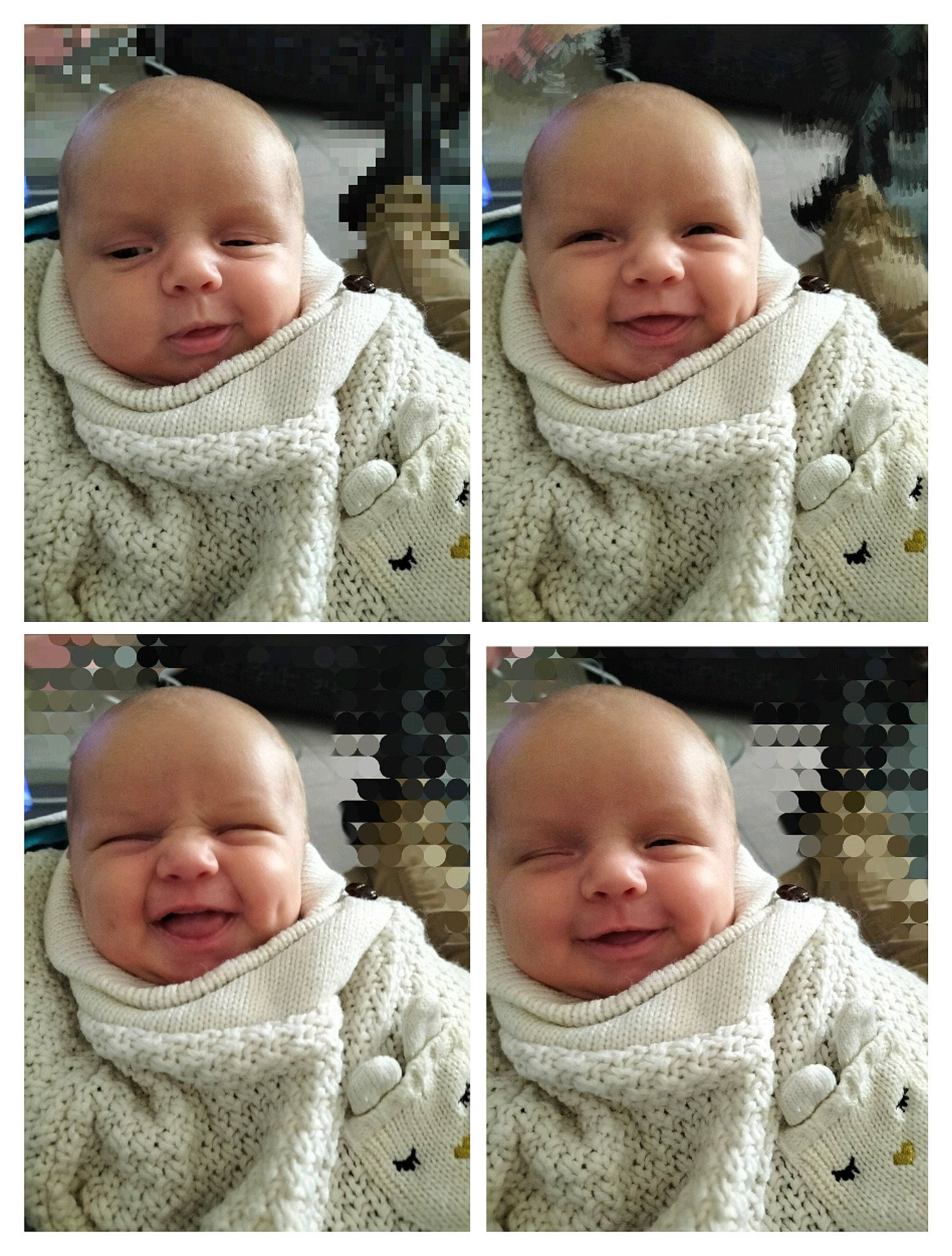 TimÉa a rejoint le concours — aidez-le/la à gagner de superbes lots ! baby_toddler_clothing, cheek, chin, clothing, eyebrow, face, facial_expression, human, lip, neck, nose, organ, outerwear, person, photograph, product, skin, sleeve, smile, textile