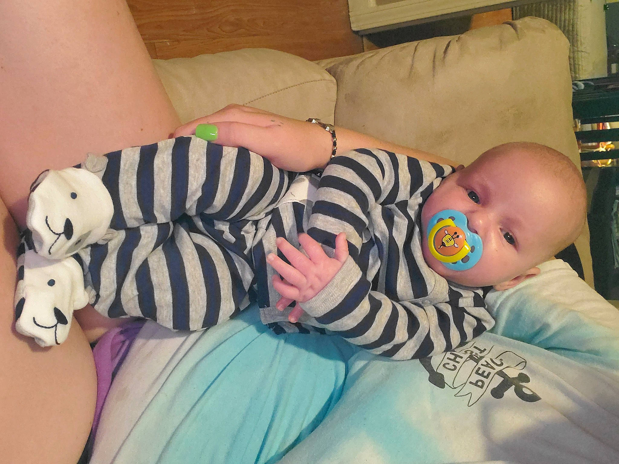 Danny joined the competition — help win amazing prizes! arm, baby, baby_toddler_clothing, cheek, child, comfort, finger, hand, human_body, iris, joint, leg, mammal, mouth, pattern, person, product, skin, textile, thigh