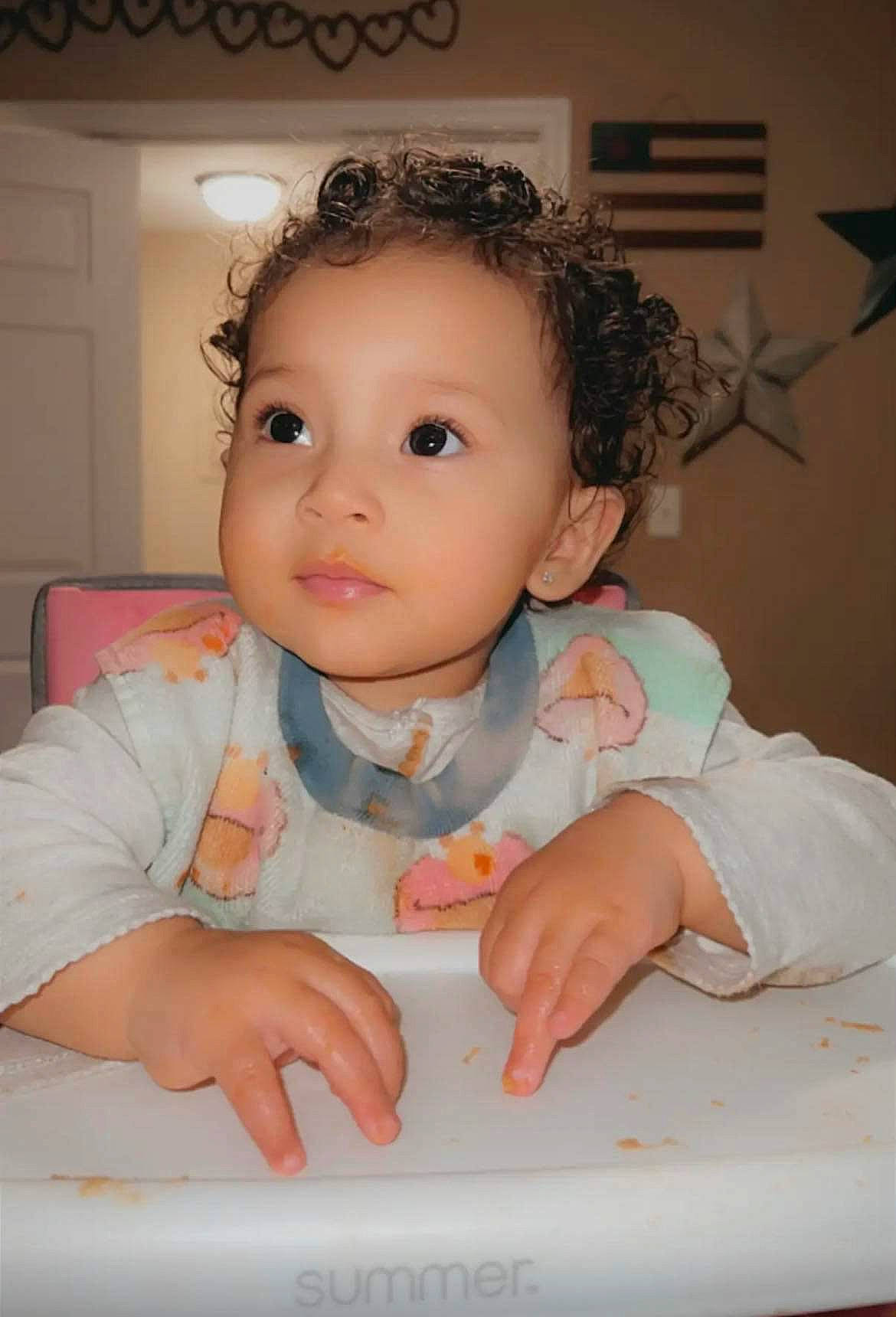 Naomie is registered to the contest to win money with this photo: baby, baby_toddler_clothing, cheek, child, chin, comfort, eyebrow, eyelash, flash_photography, fun, gesture, happy, human_body, iris, lip, nose, person, skin, sleeve, thumb