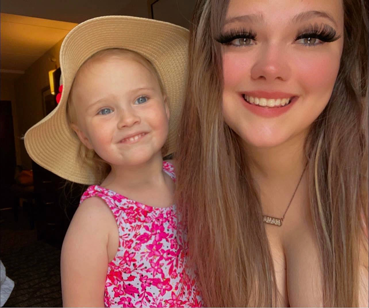 Mercedez joined the competition — help win amazing prizes! blond, cheek, chin, event, eyebrow, eyelash, face, flash_photography, fun, happy, hat, iris, joy, layered_hair, lip, makeover, person, pink, skin, smile