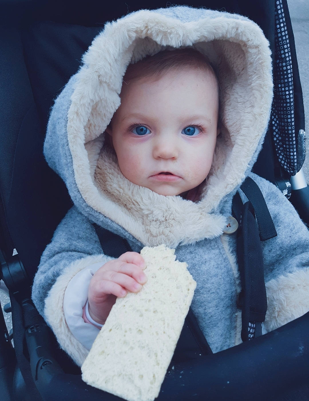 Mila participe au concours pour gagner de l'argent avec cette photo : boy, child, eye, fun, fur, fur_clothing, girl, infant, material, nose, outerwear, person, portrait_photography, product, skin, textile, toddler, winter