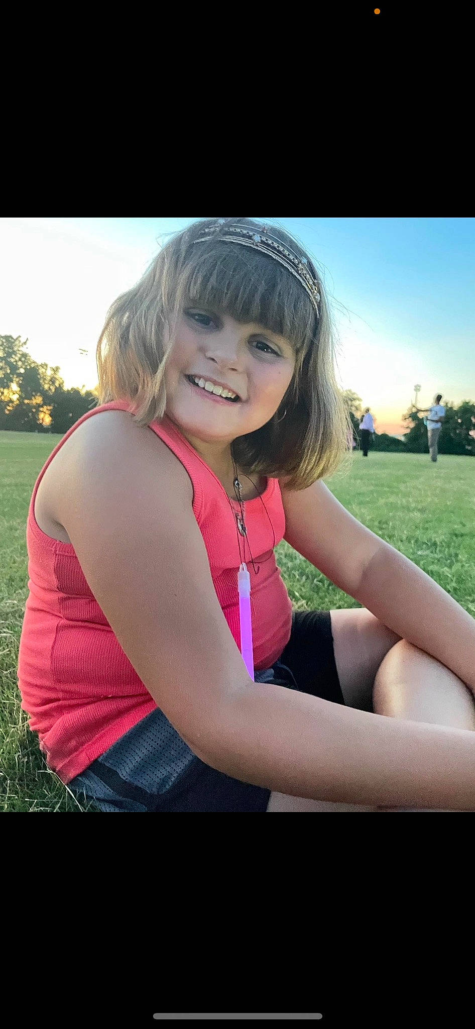 Haylee joined the competition — help win amazing prizes! cool, dress, flash_photography, fun, grass, hairstyle, happy, joy, knee, leg, leisure, long_hair, people_in_nature, person, plant, shoulder, smile, standing, thigh, tints_and_shades