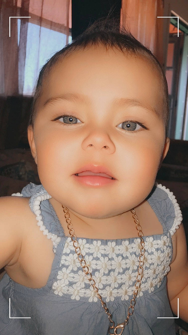 Reyna joined the competition — help win amazing prizes! baby, beauty, cheek, child, chin, eye, eyebrow, eyelash, face, facial_expression, forehead, hair, head, iris, lip, mouth, nose, person, skin, smile