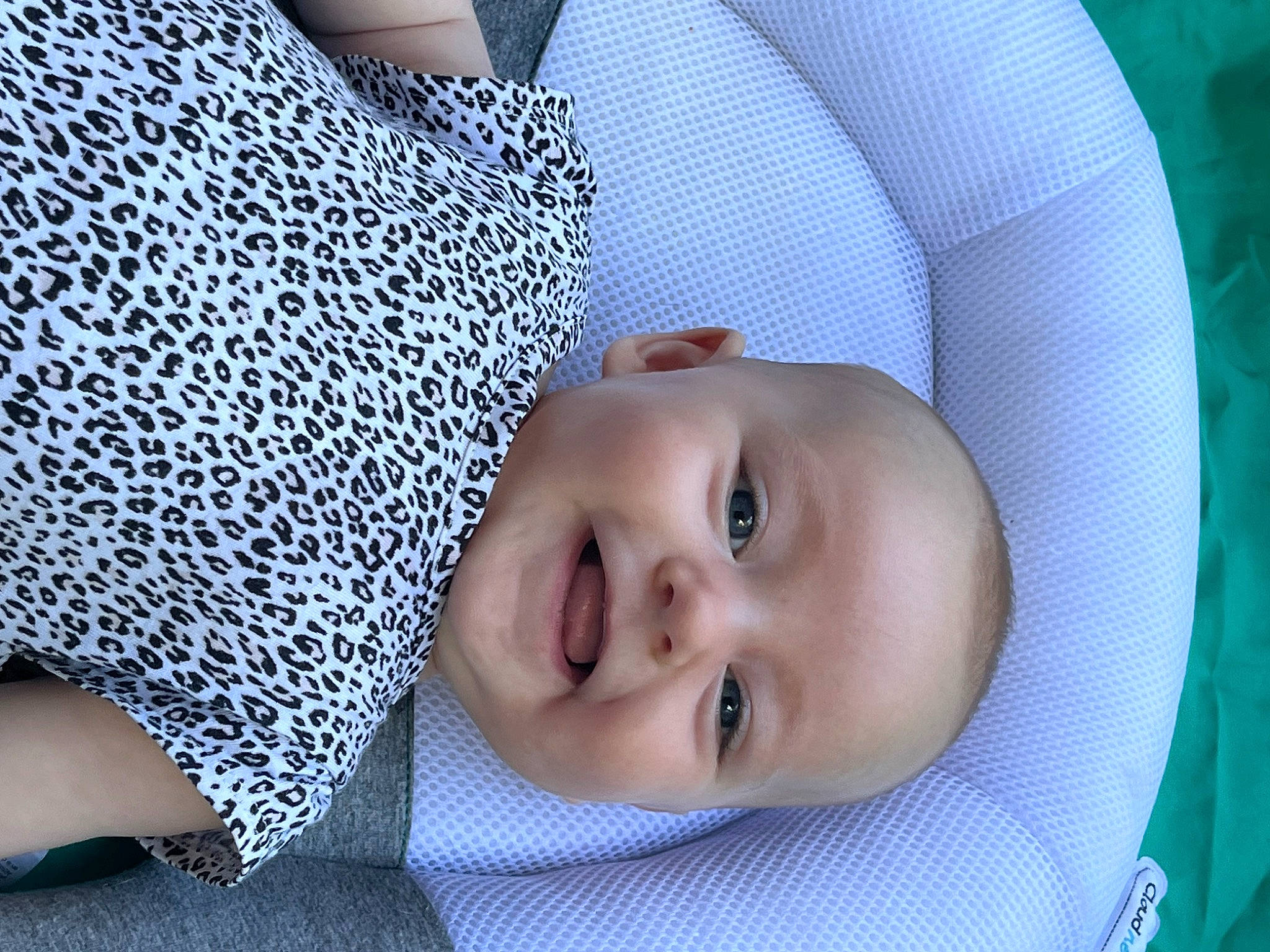 Annabell joined the competition — help win amazing prizes! baby, baby_toddler_clothing, cheek, child, chin, comfort, electric_blue, facial_expression, happy, headgear, iris, lip, mouth, nose, organ, person, product, skin, smile, textile